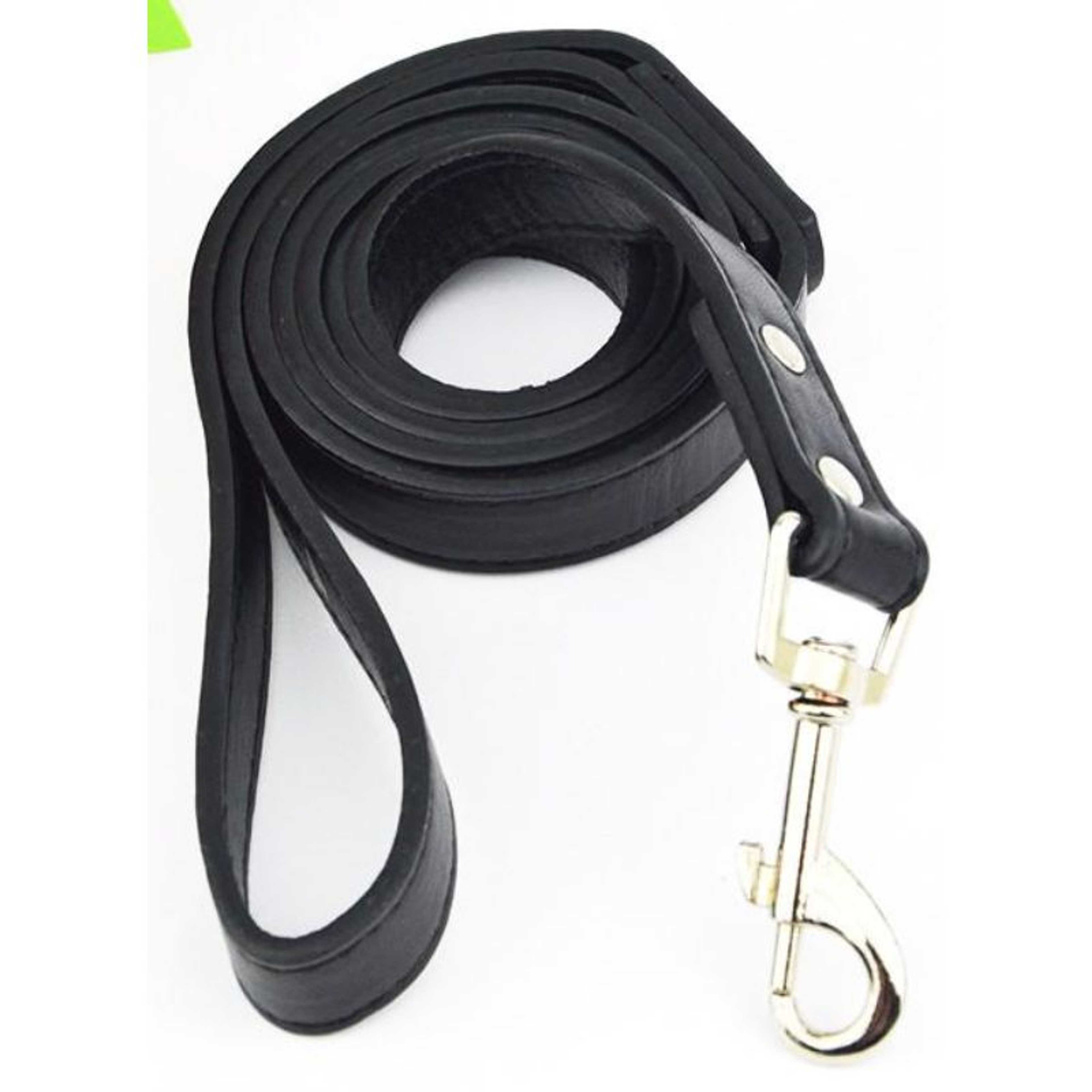 Strong and Durable Traditional Style Faux Leather Dog Leashes