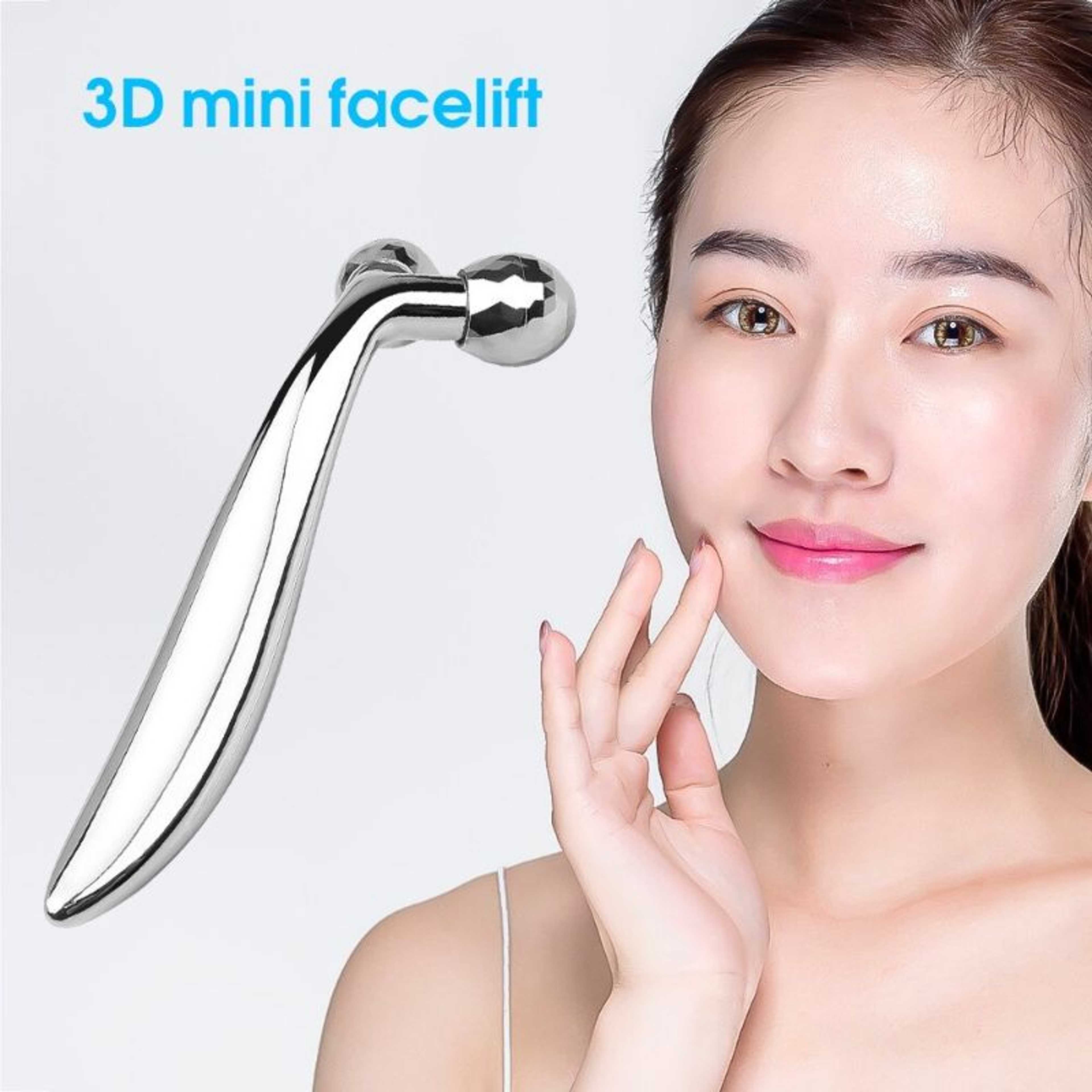 Mini 3D Facial Roller 360 Degree Massage Face lift Massage Handheld Y Shape Wrinkle Remover Roller Full Body Relaxation Tool, Face Lift Tool Firming Tool