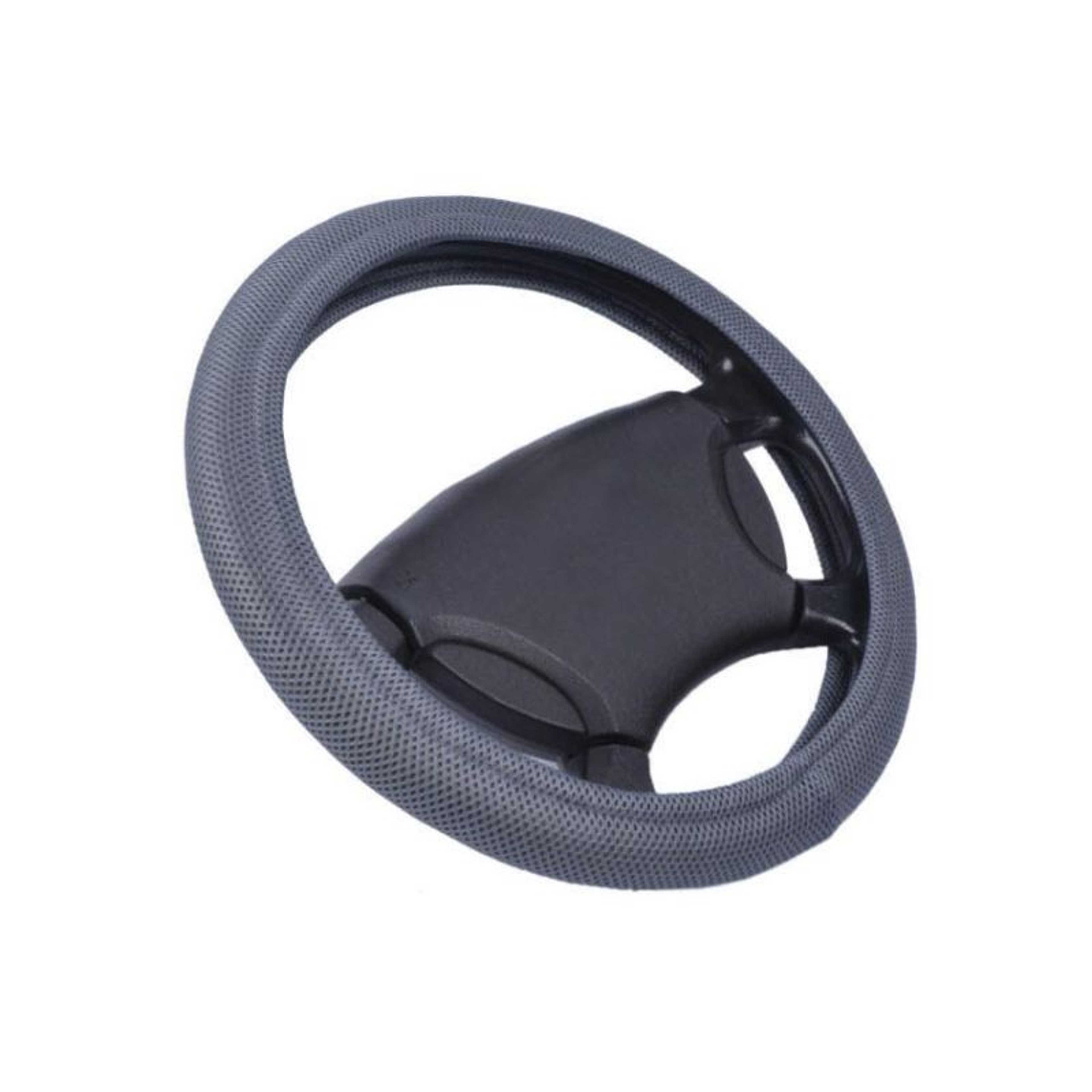 Universal  Breathable & Skidproof Steering Wheel Cover - Grey