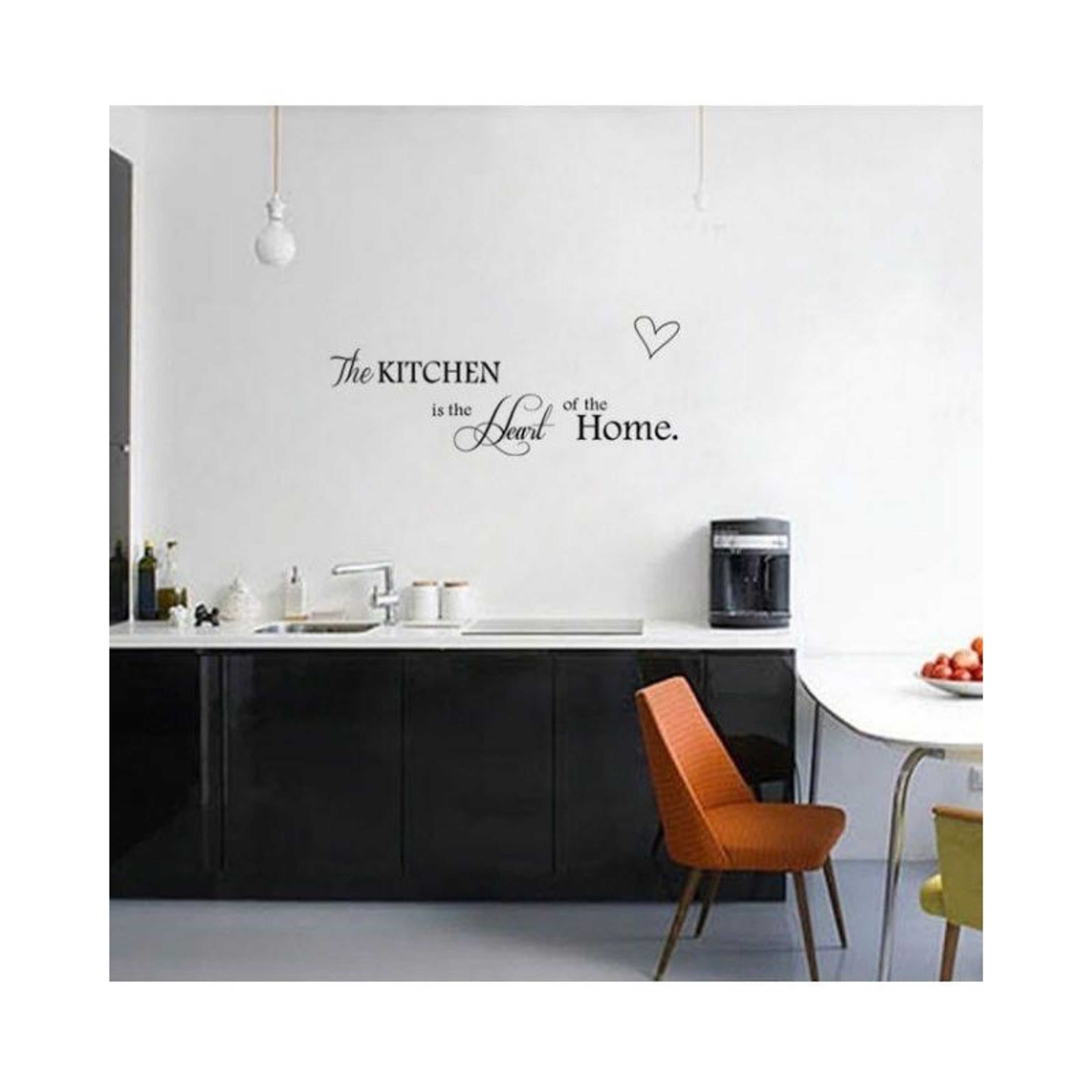 Kitchen Wall Decal - Black