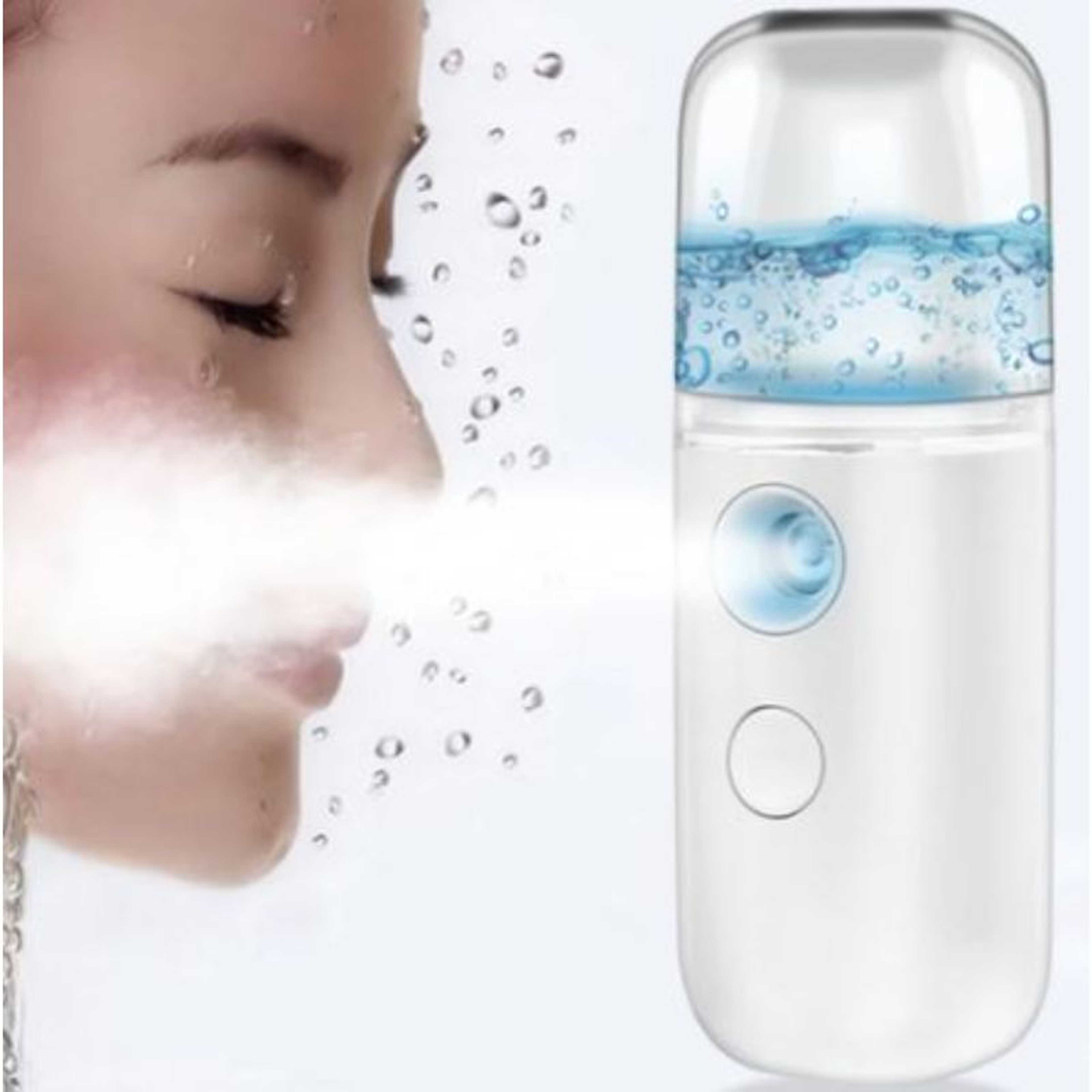 Mini Portable Rechargeable Mist Sprayer Facial Body Nebulizer Moisturizing Steamer Skin Care Tools 30ml