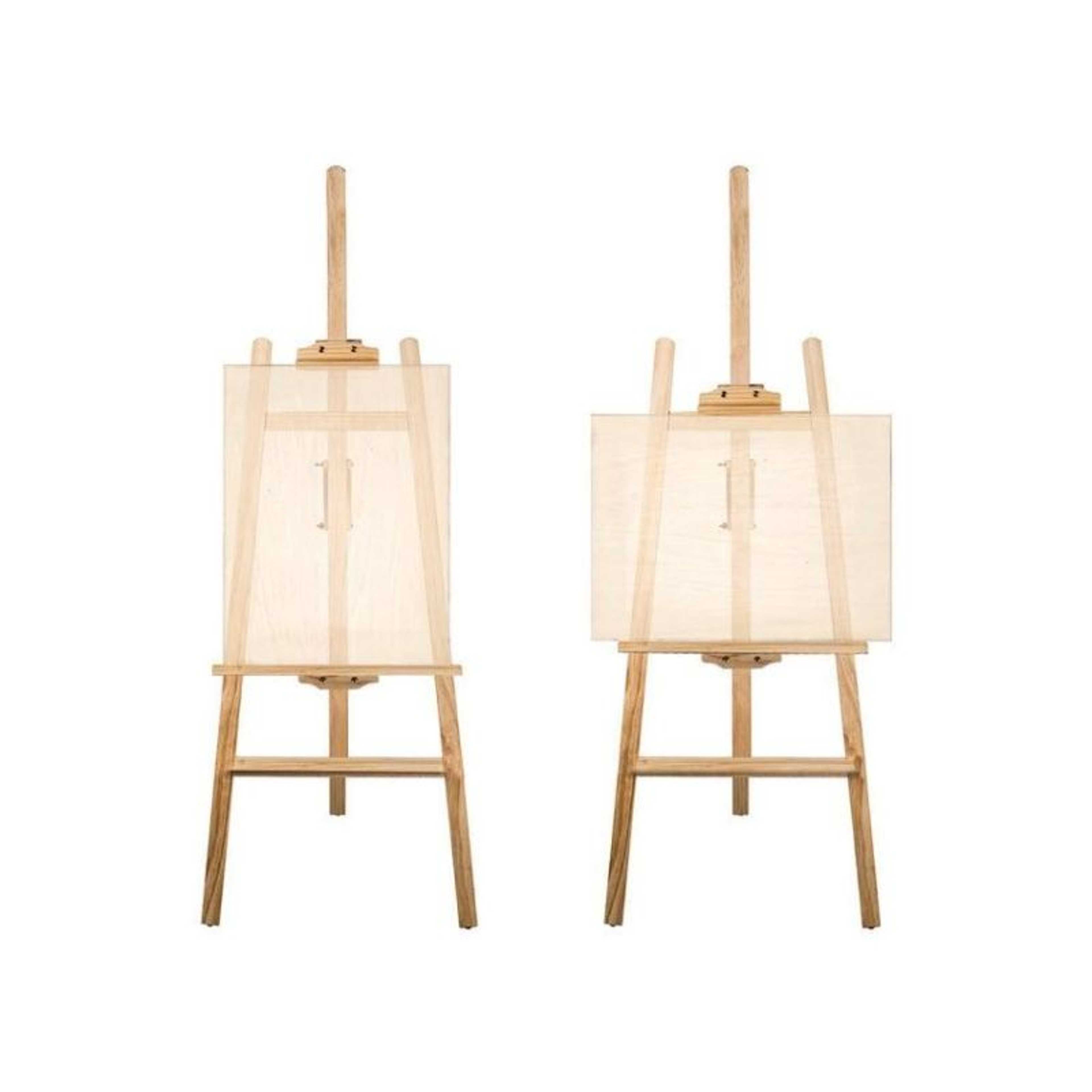Wooden Studio Easel Stand, Adjustable French A-Frame Tripod Floor Easel Stand, for Studio Hotel Art Display, Perfect for Student Outdoor/Indoor Painting, Drawing & Sketching