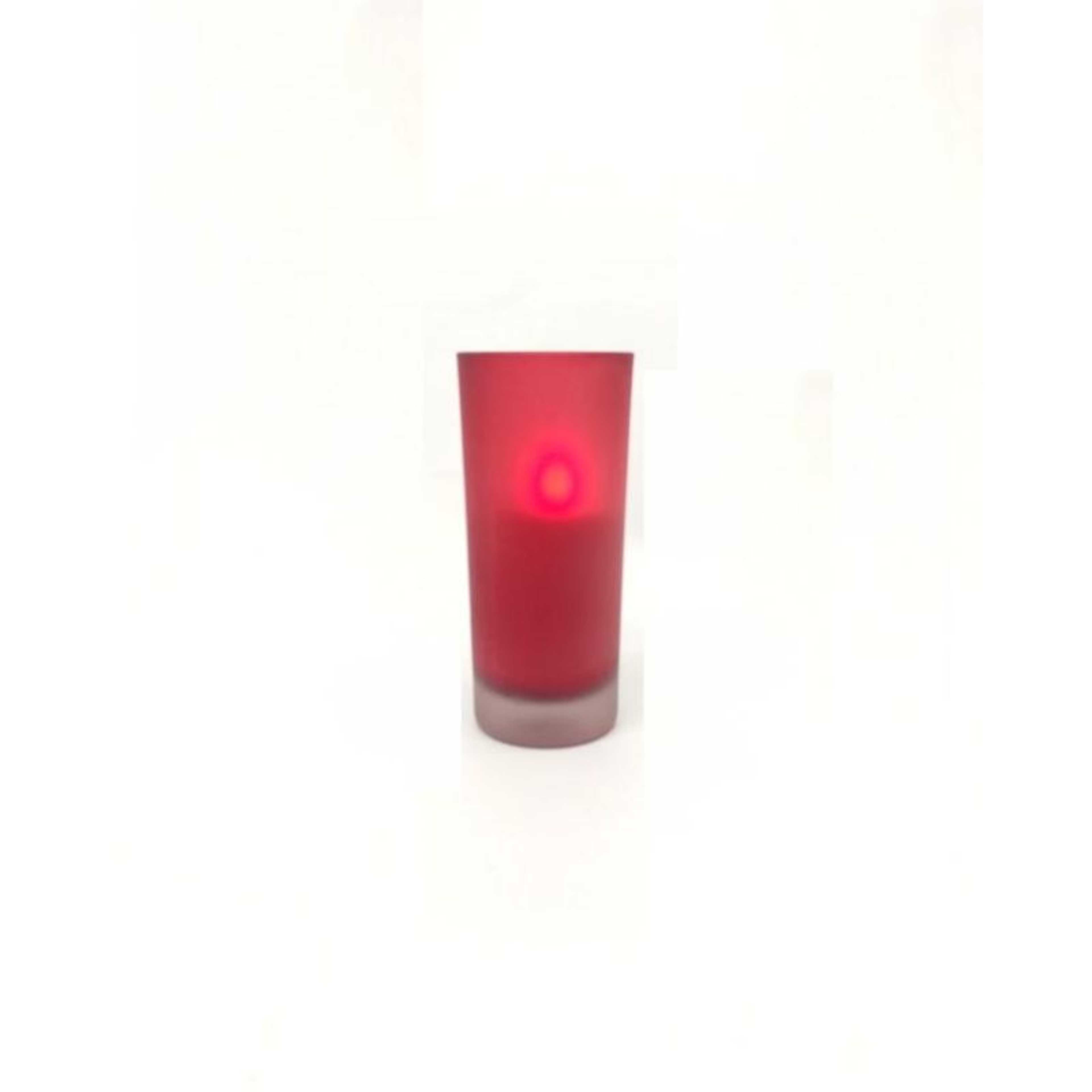 Decorative - LED Pillar Candle - Red