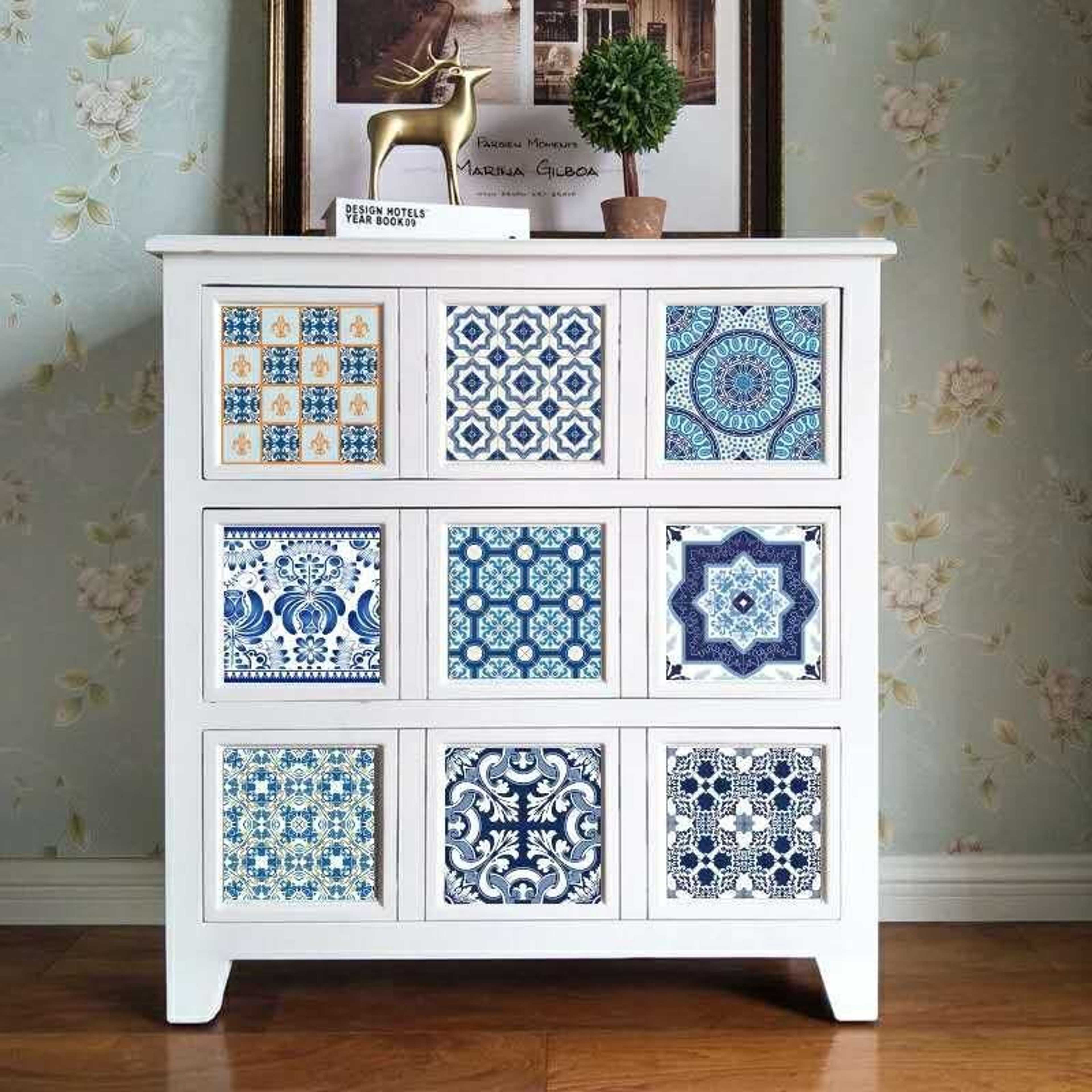 Pack of 24 - Geometrical Talavera Tiles Stickers - Product Main Image