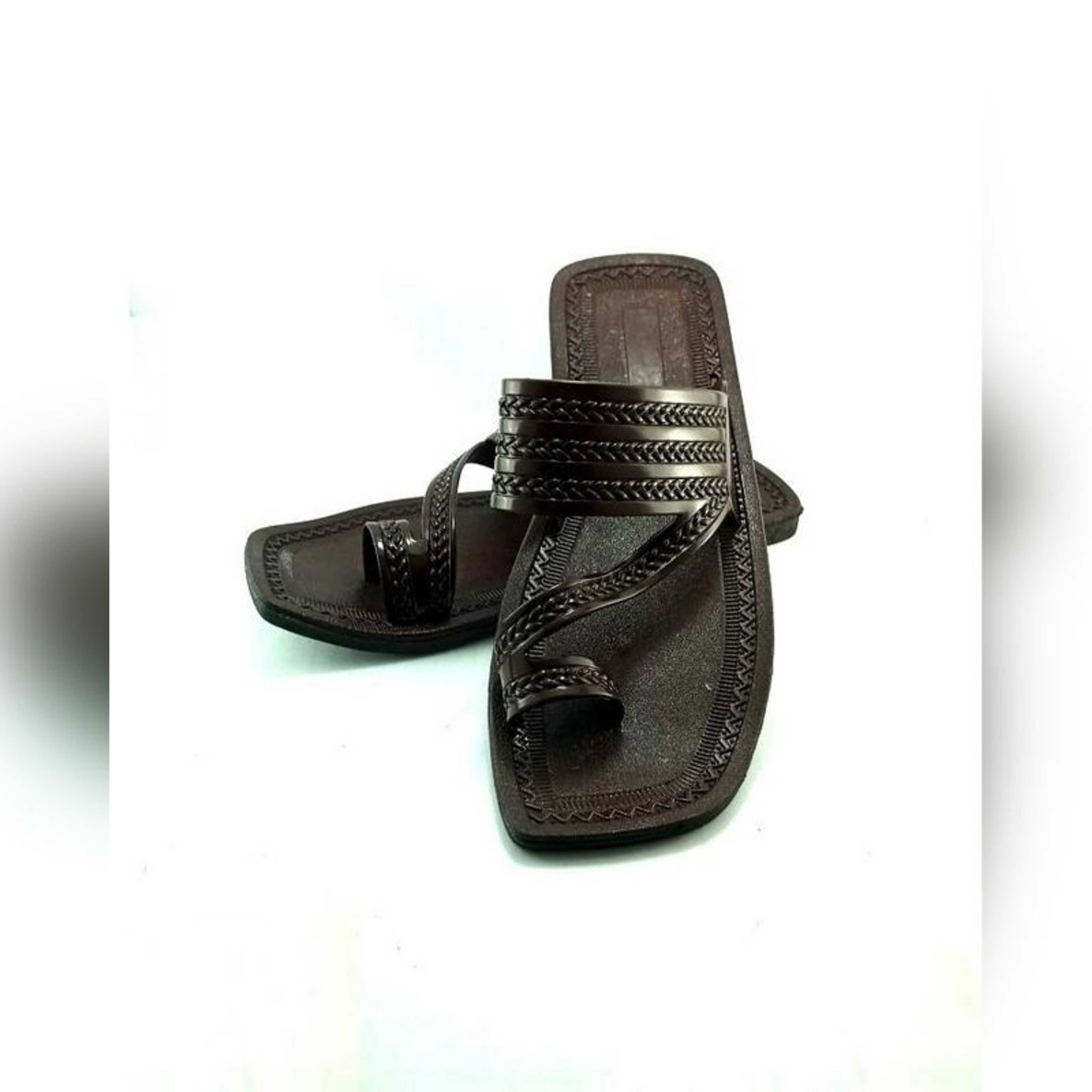 Rubber Kola Puri Chappal For Men