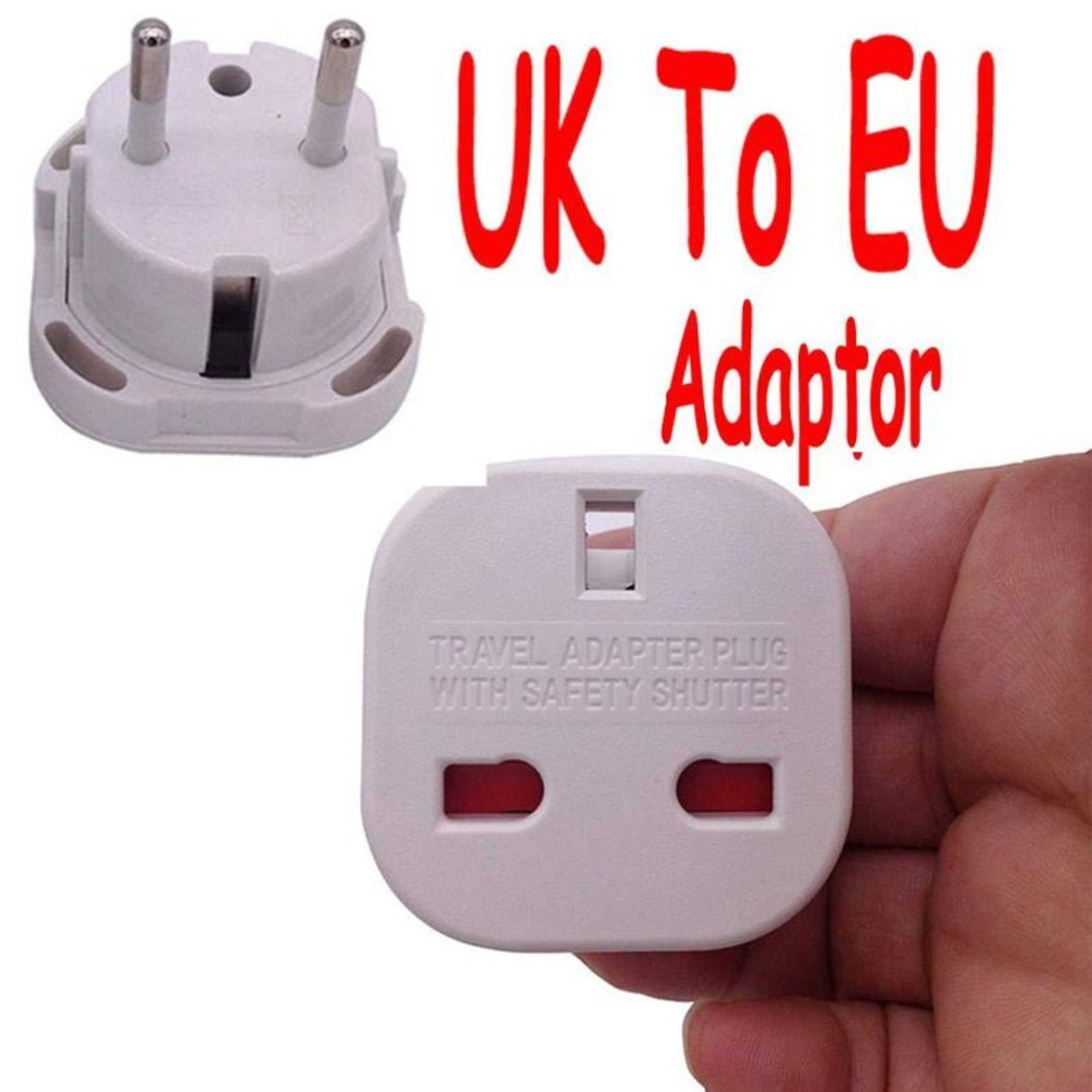 High Performance Universal UK/EU to US Adapter Travel Power Plug Adapter Converter with Safety Shutter