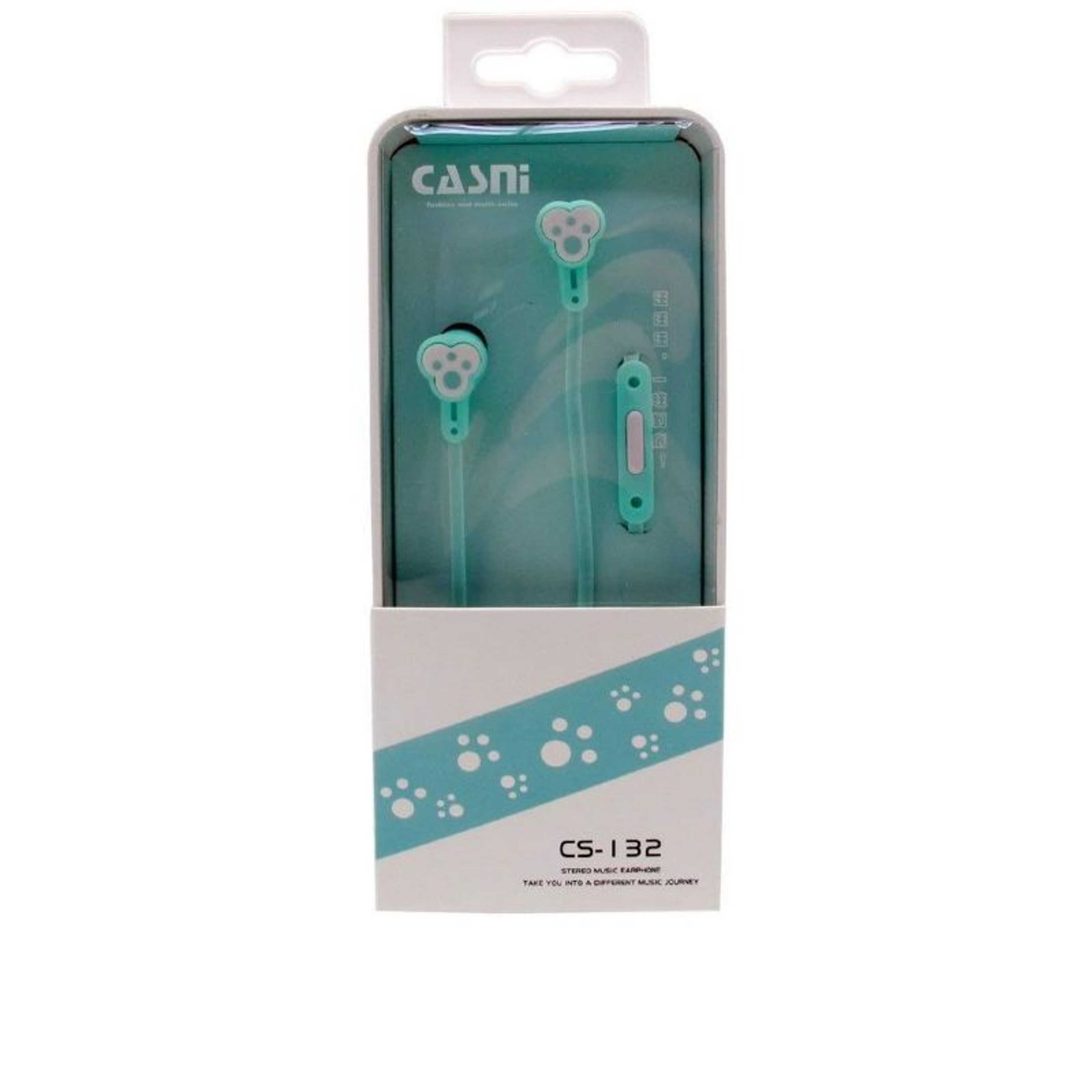 Cute Foot Print Style In-Ear Phones With Mic 3.5mm