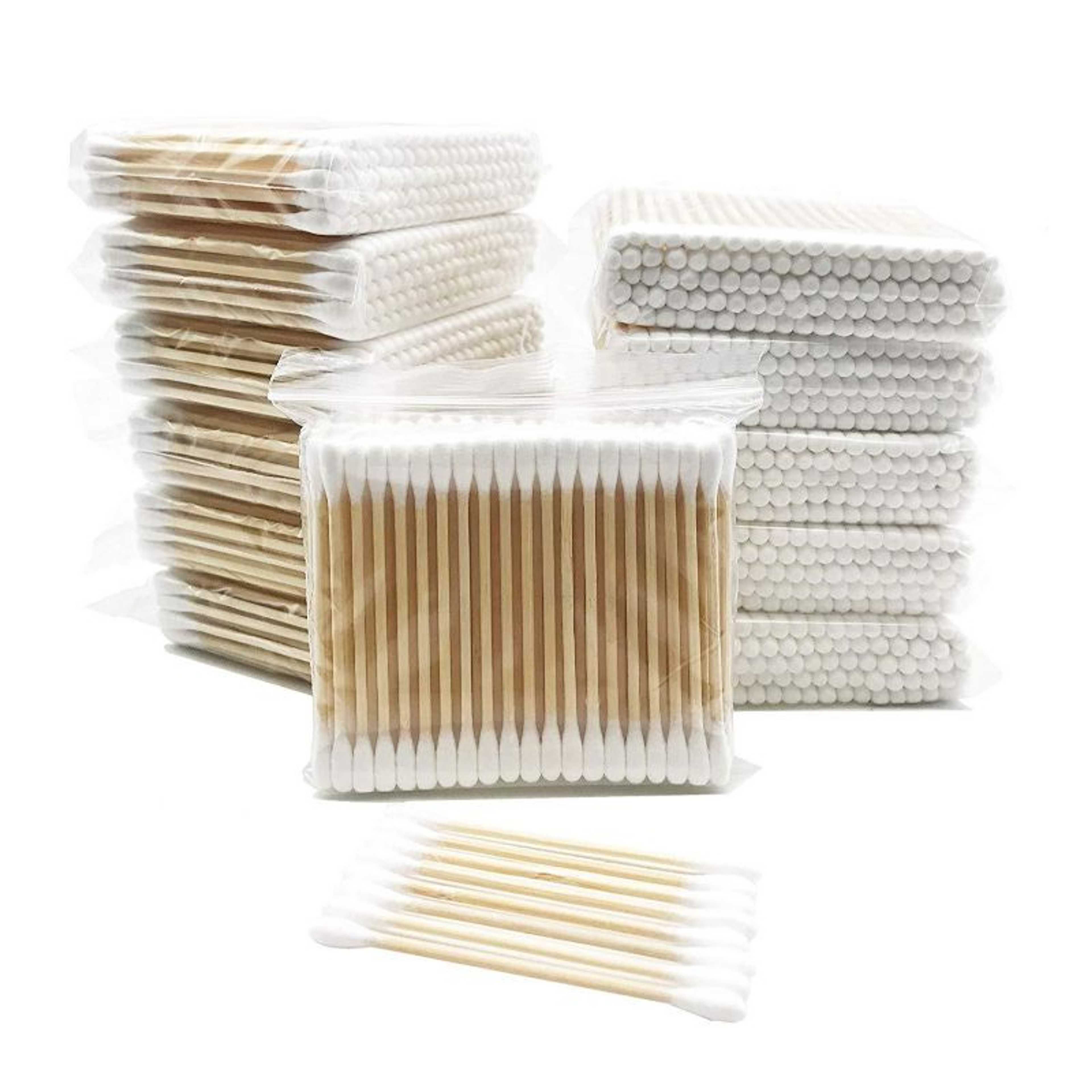 Pack of 200 Biodegradable Double Tipped Bamboo Cotton Ear Buds Cleaner