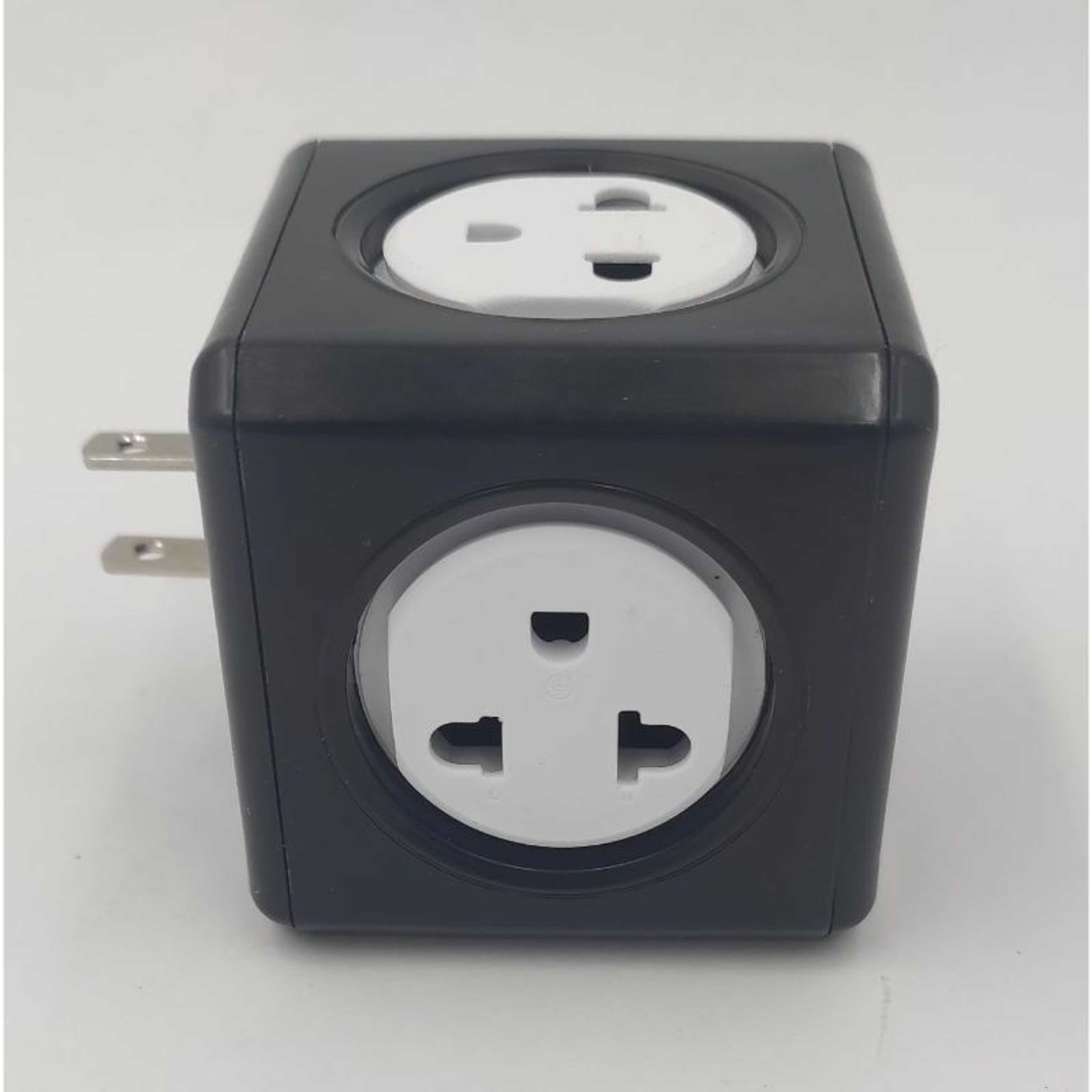 Power Cube, 5 Outlets Power Adapter Wall Adapter, Household Cube Socket Power Outlet