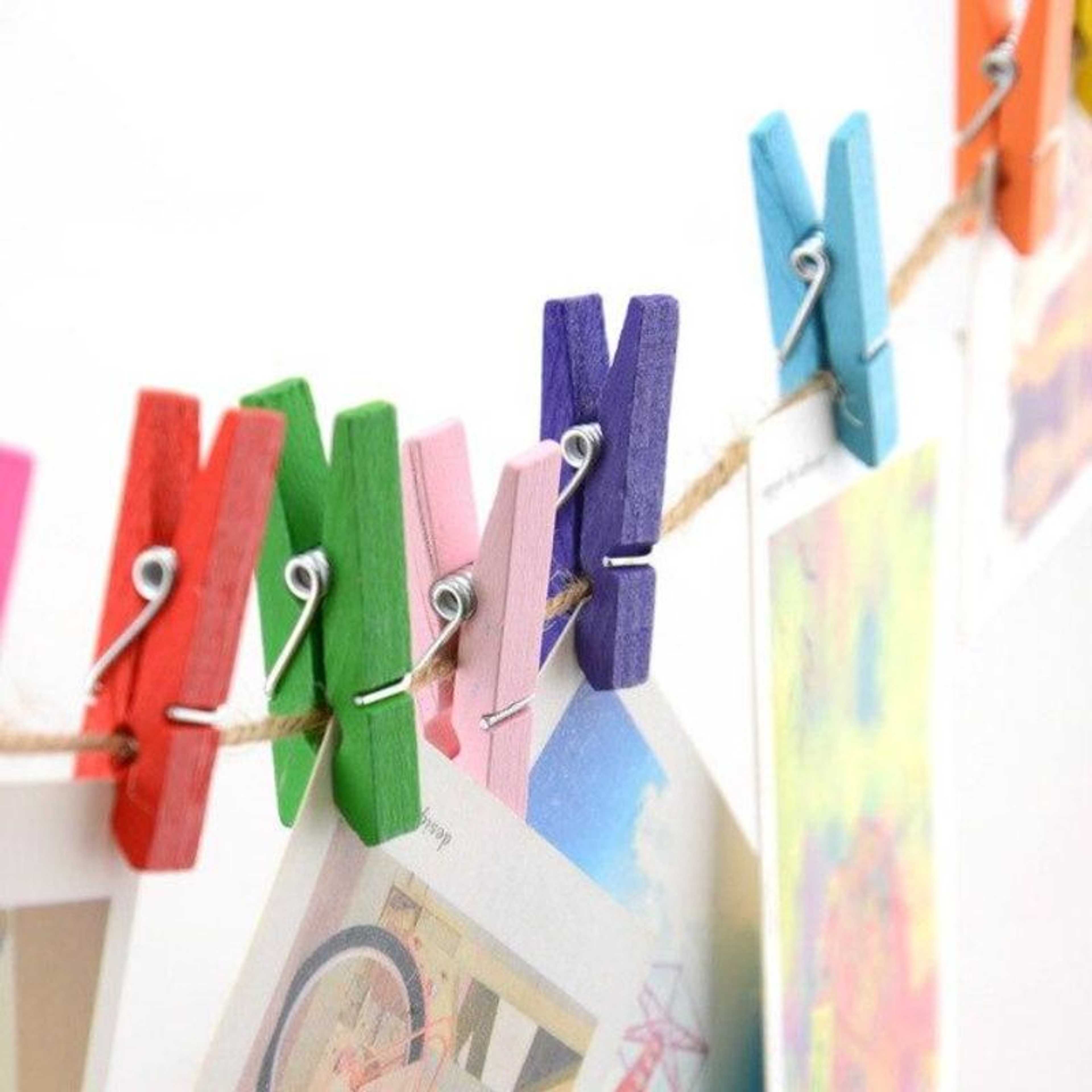 Pack of 12 - Multicolor Clothes Pegs