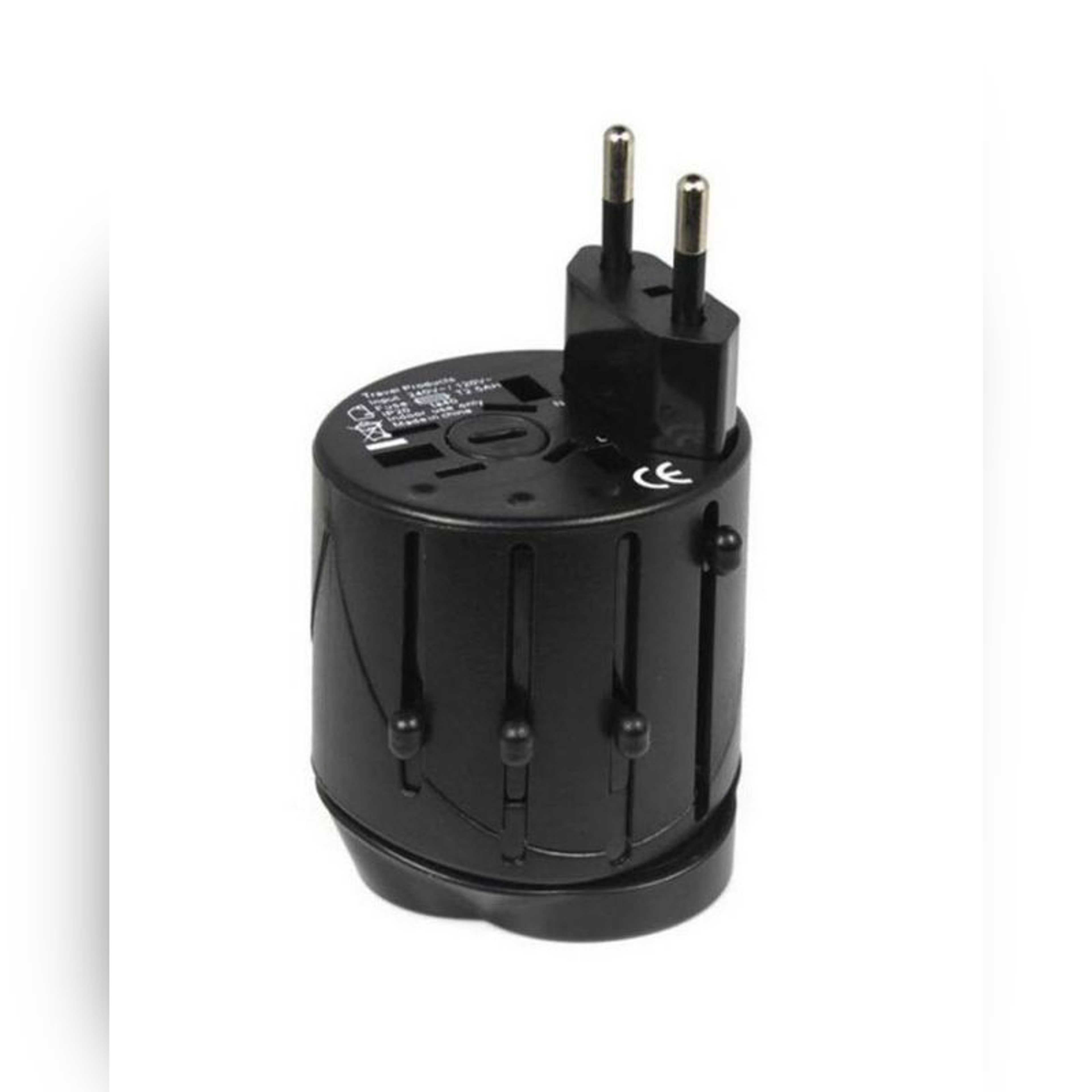 All in One Universal Travel AC Adapter - Black