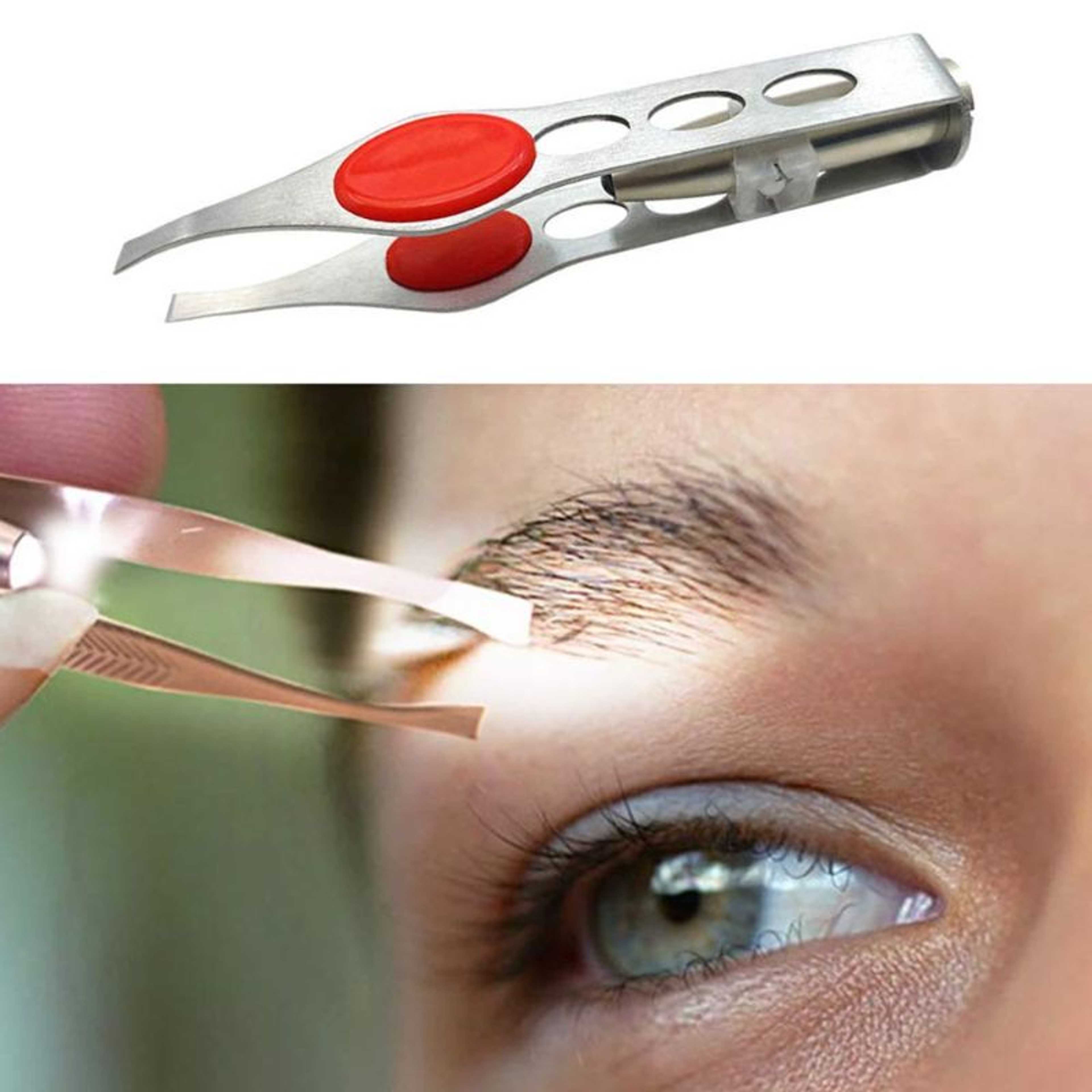 Face Hair Threading Tweezer with LED Light