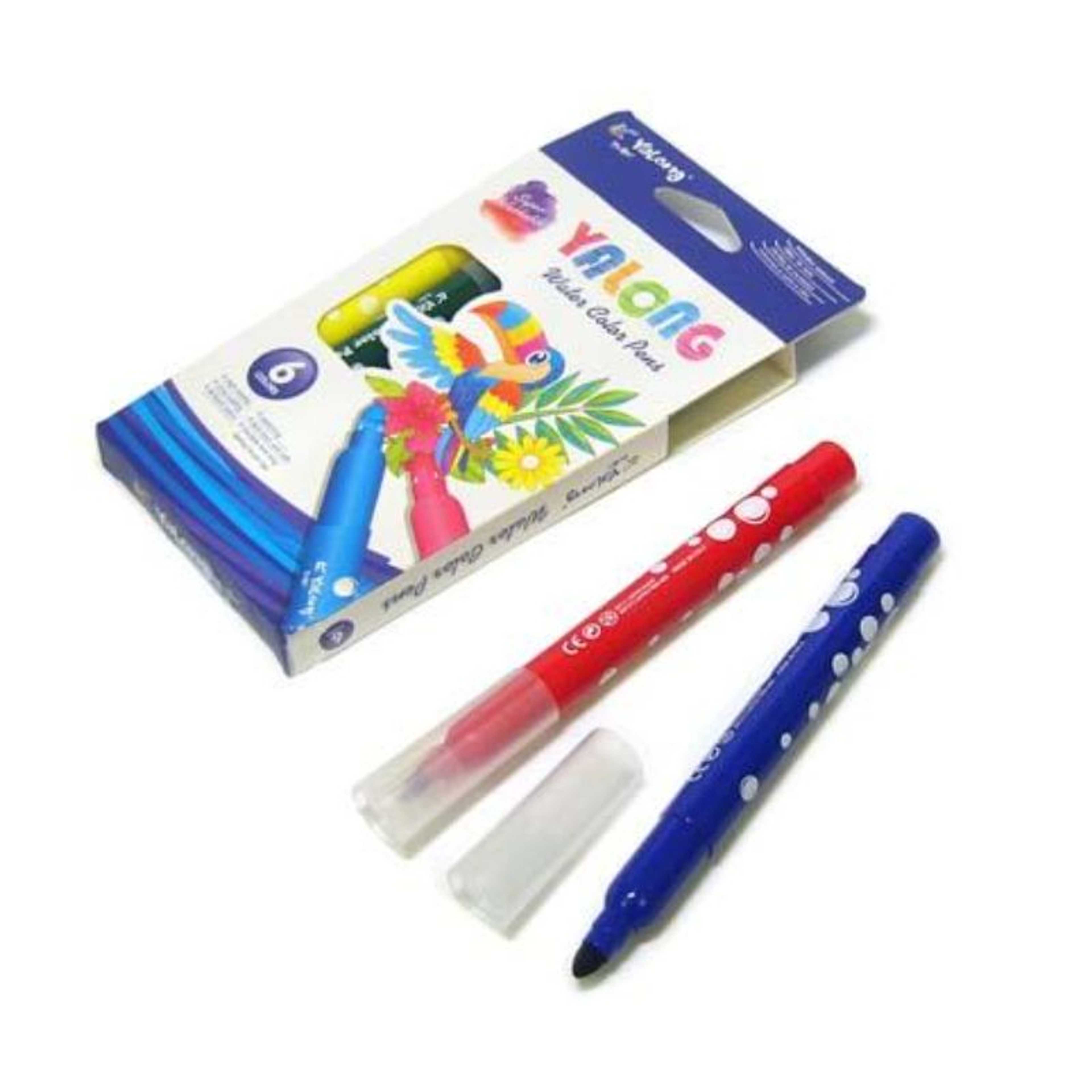 Pack of 6 - Watercolor Pens