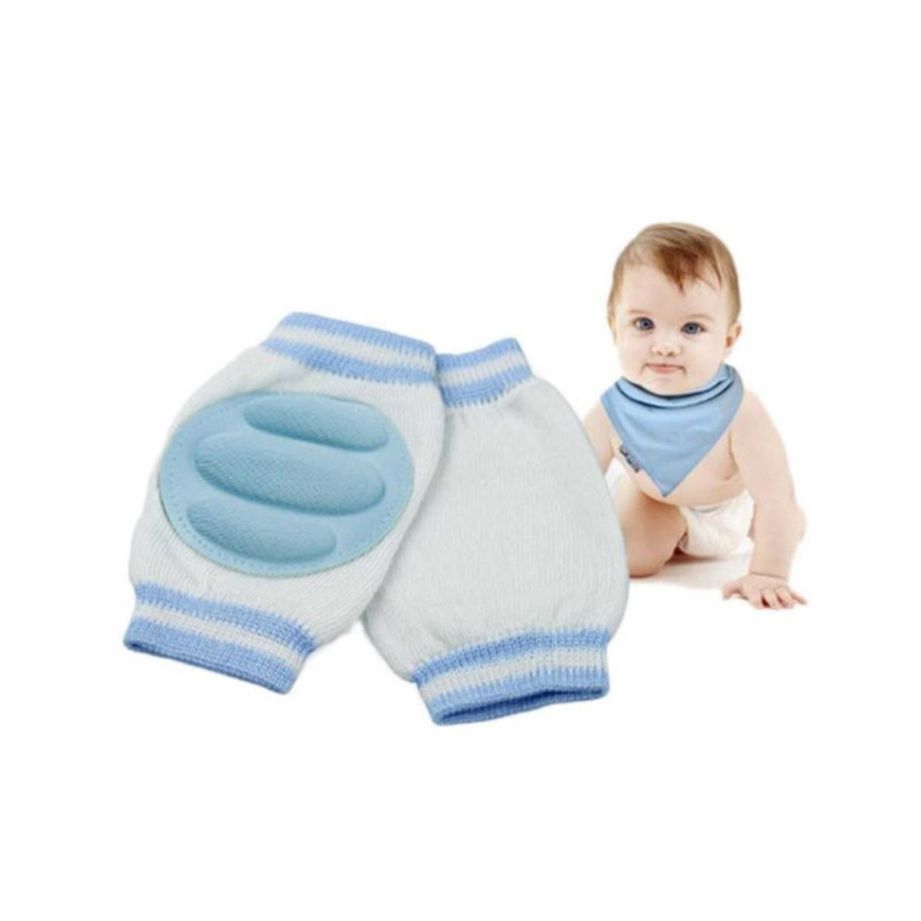 Crawling Kneepad For Toddlers & Babies -  Blue & White