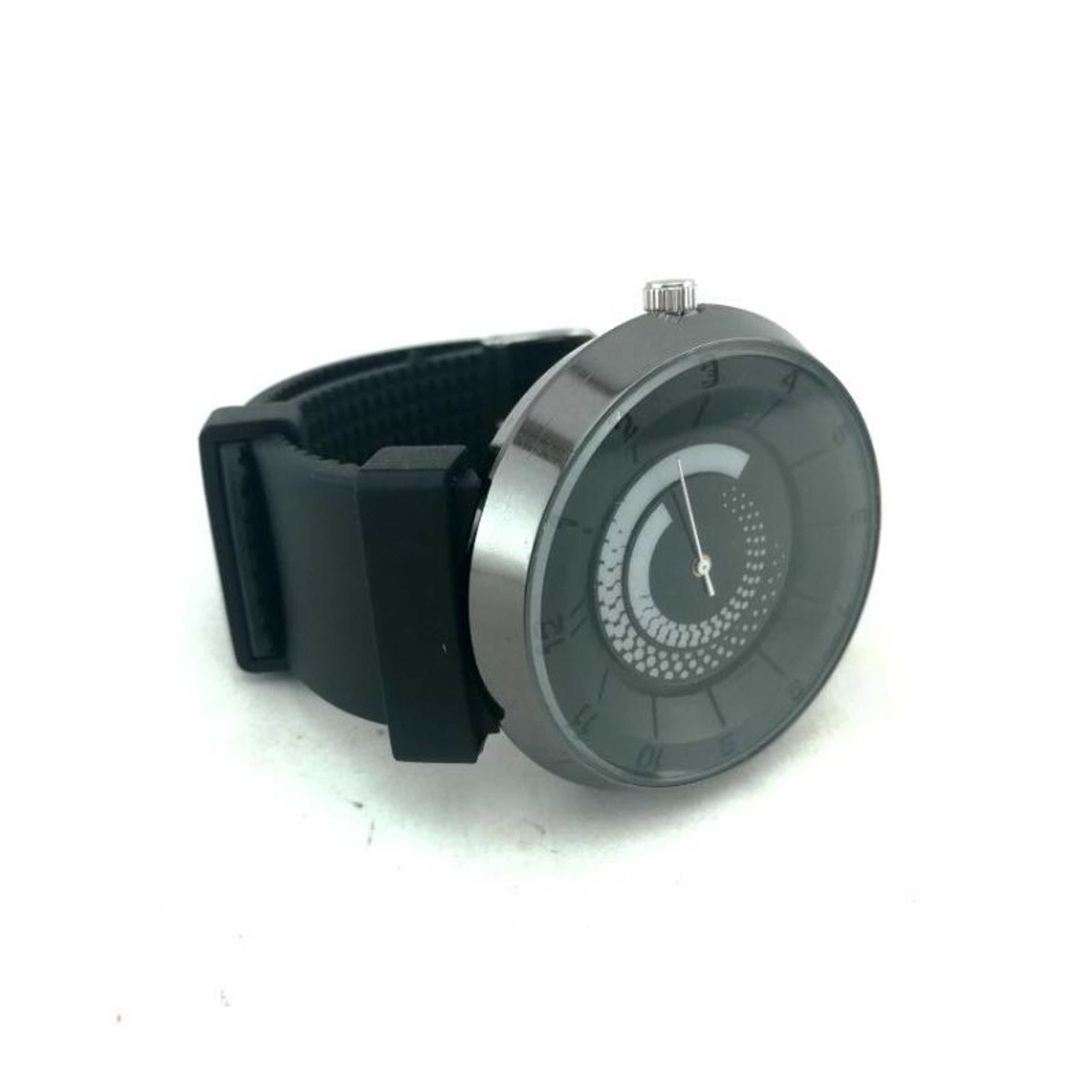Black Silicone Watch