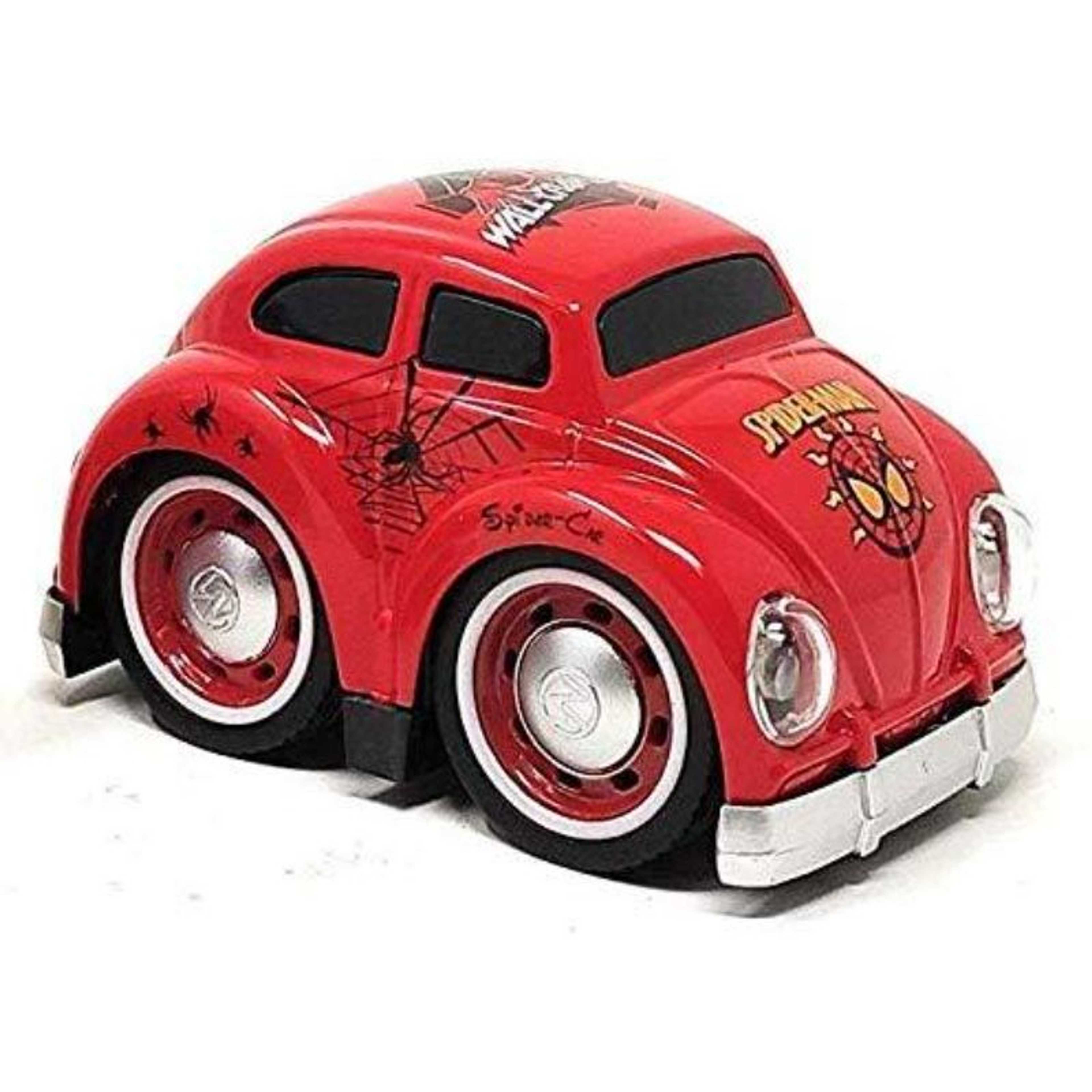 Die-cast Metal Push-back Spiderman Car