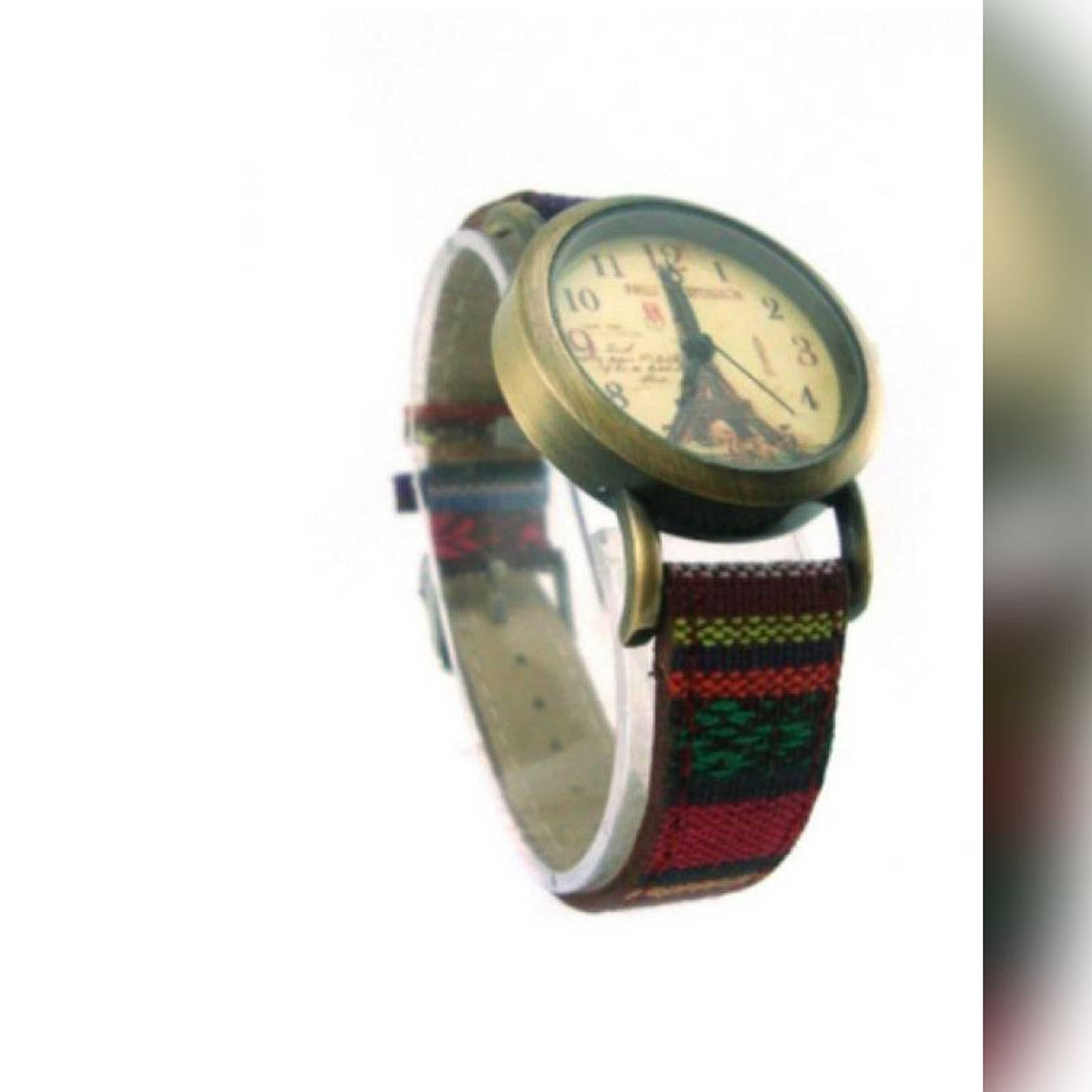 Ethnic Denim Strap Analog Wrist Watch - for Women