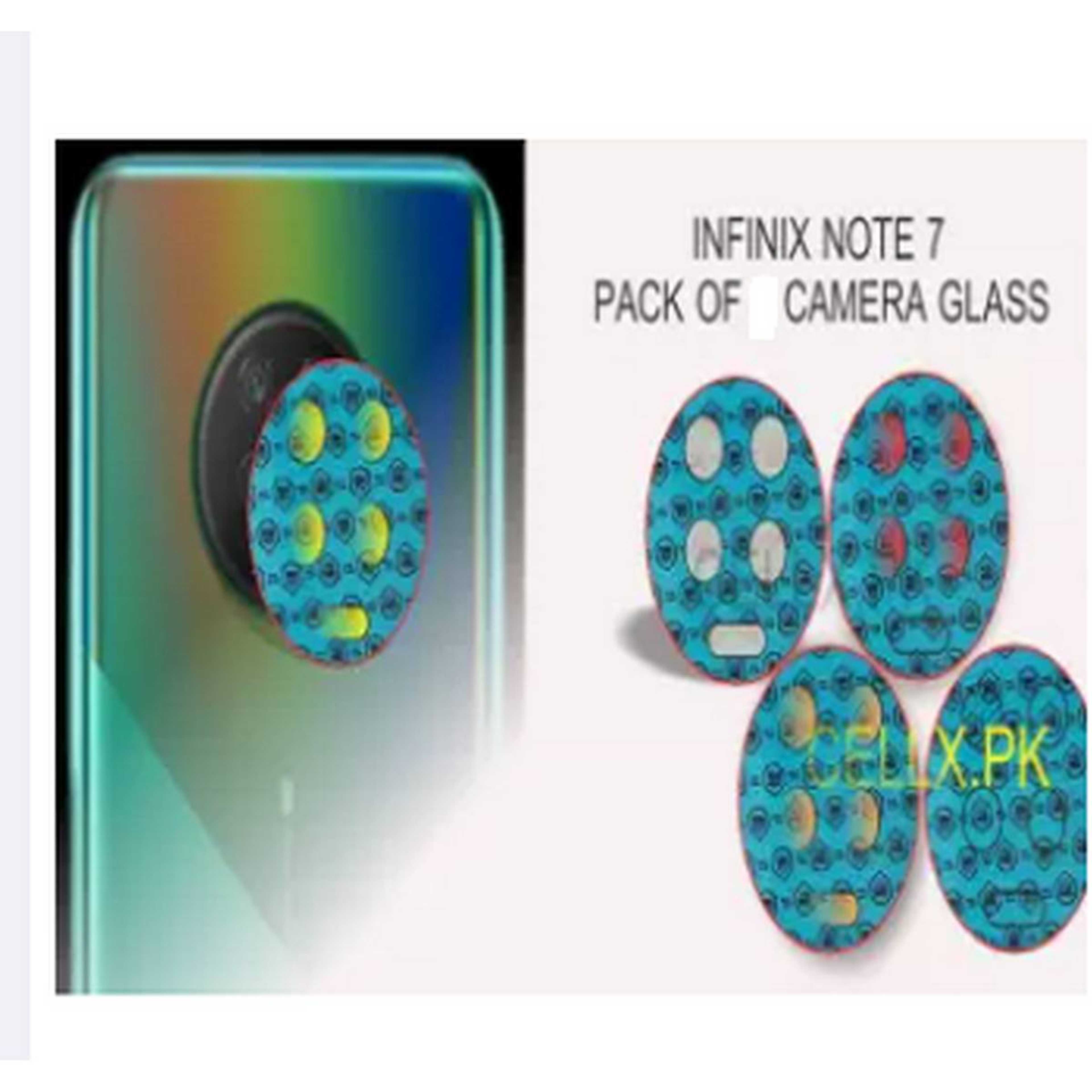 Infinix Note 7 9H Flexible Camera Glass Pack of 20 - Product Main Image