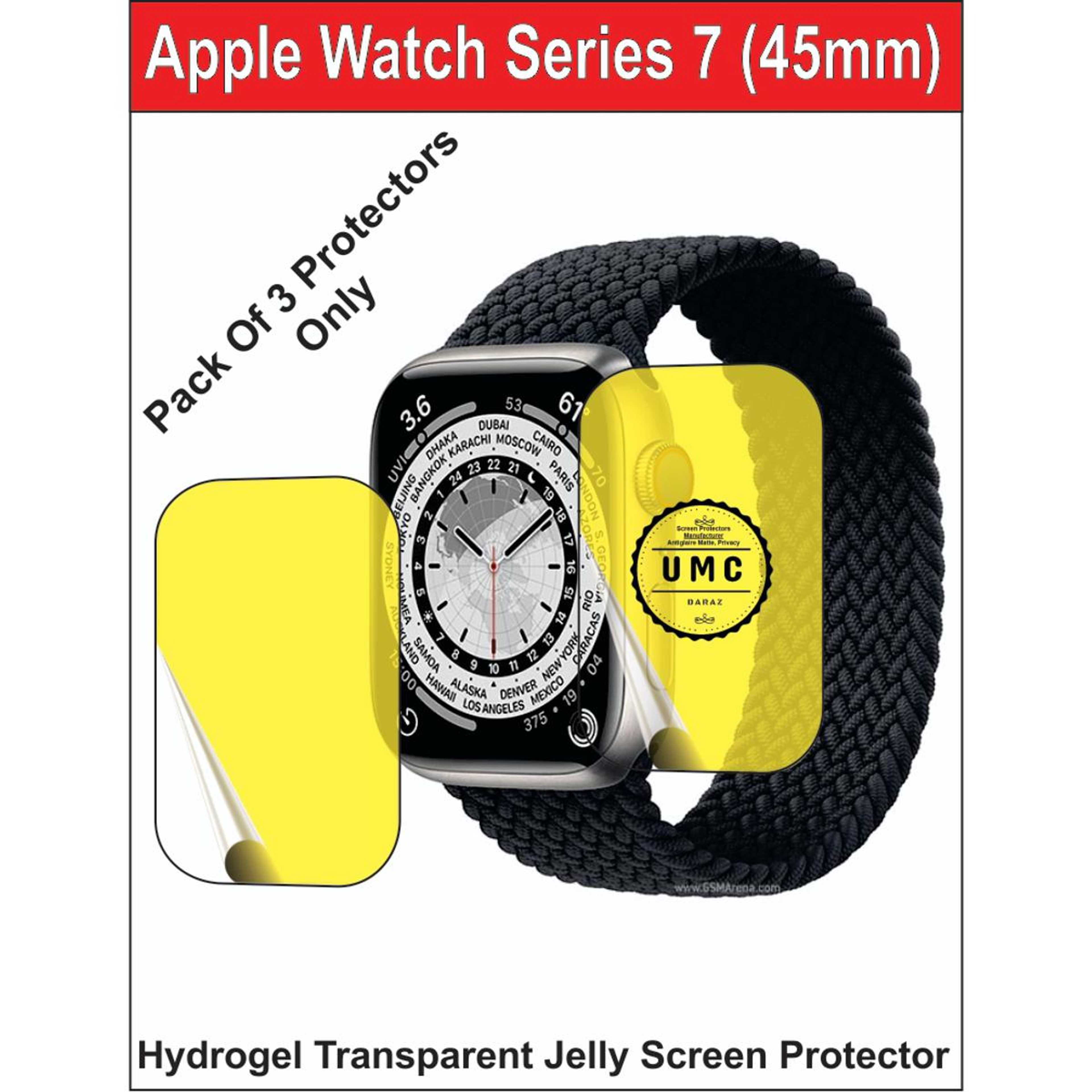 Apple Watch 7 Screen Protector Jelly Clear (45)mm - Product Main Image