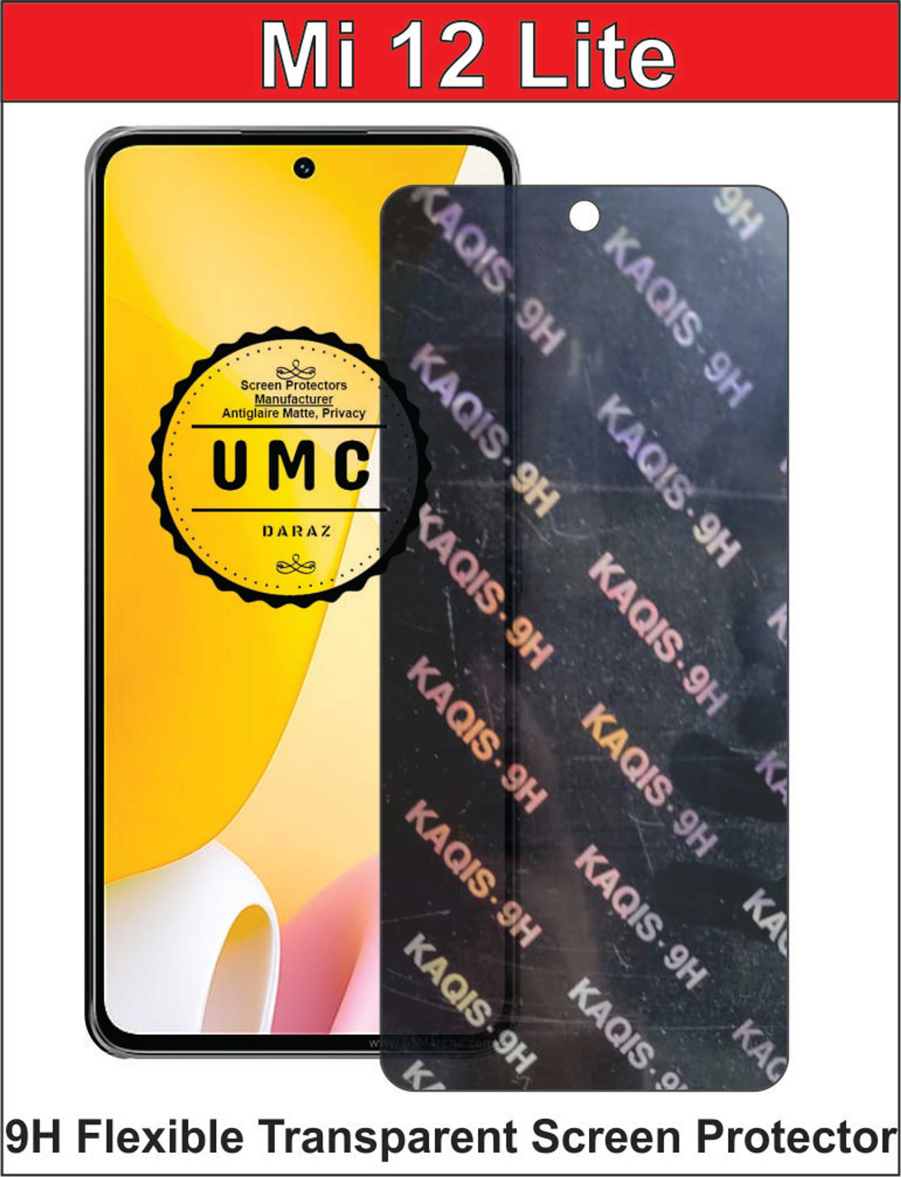 Mi 12 Lite Front Protector 9h & Back Jelly Protector Clear - Product Main Image