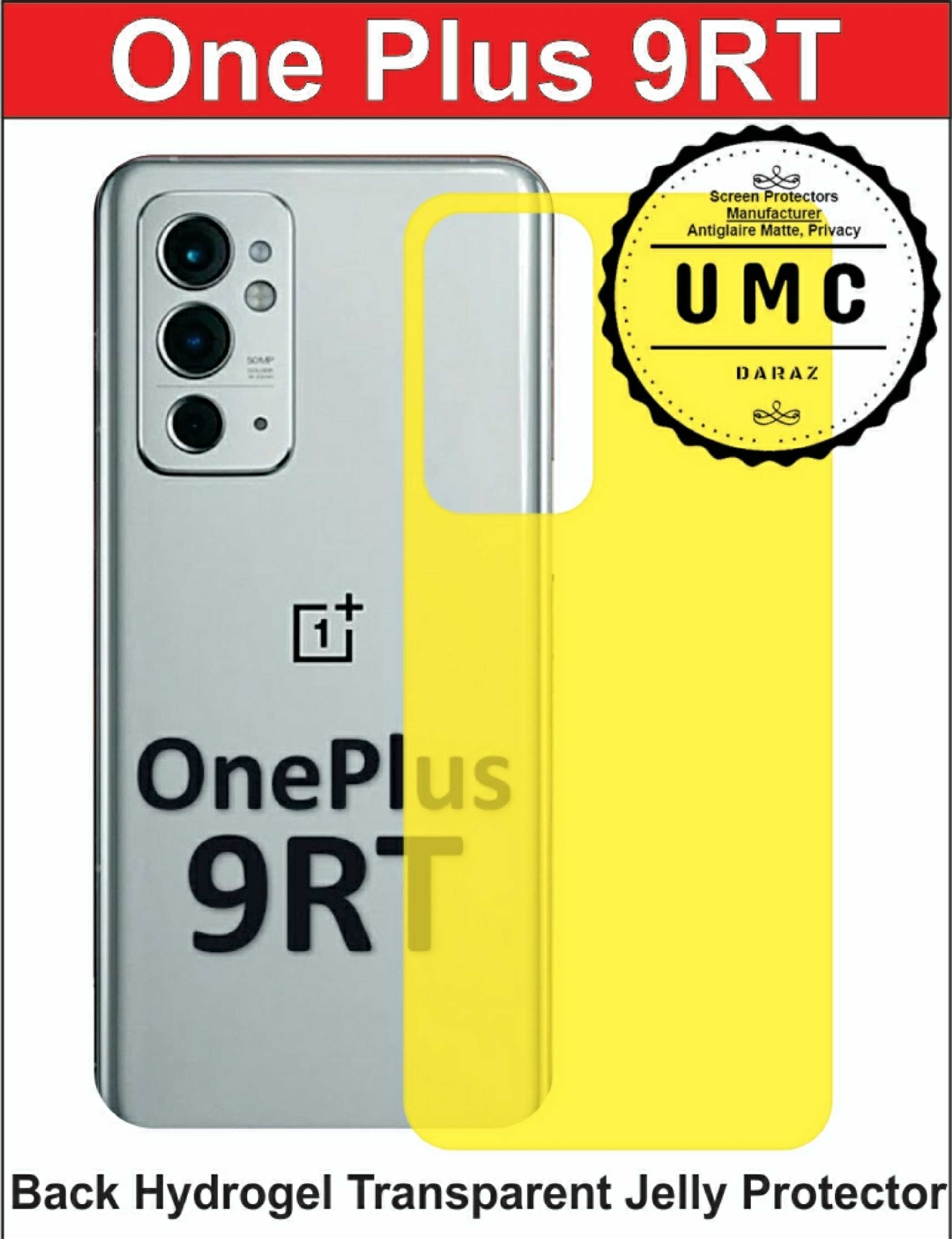 One Plus 9RT Back Protector Hydrogel Jelly-Clear - Product Main Image