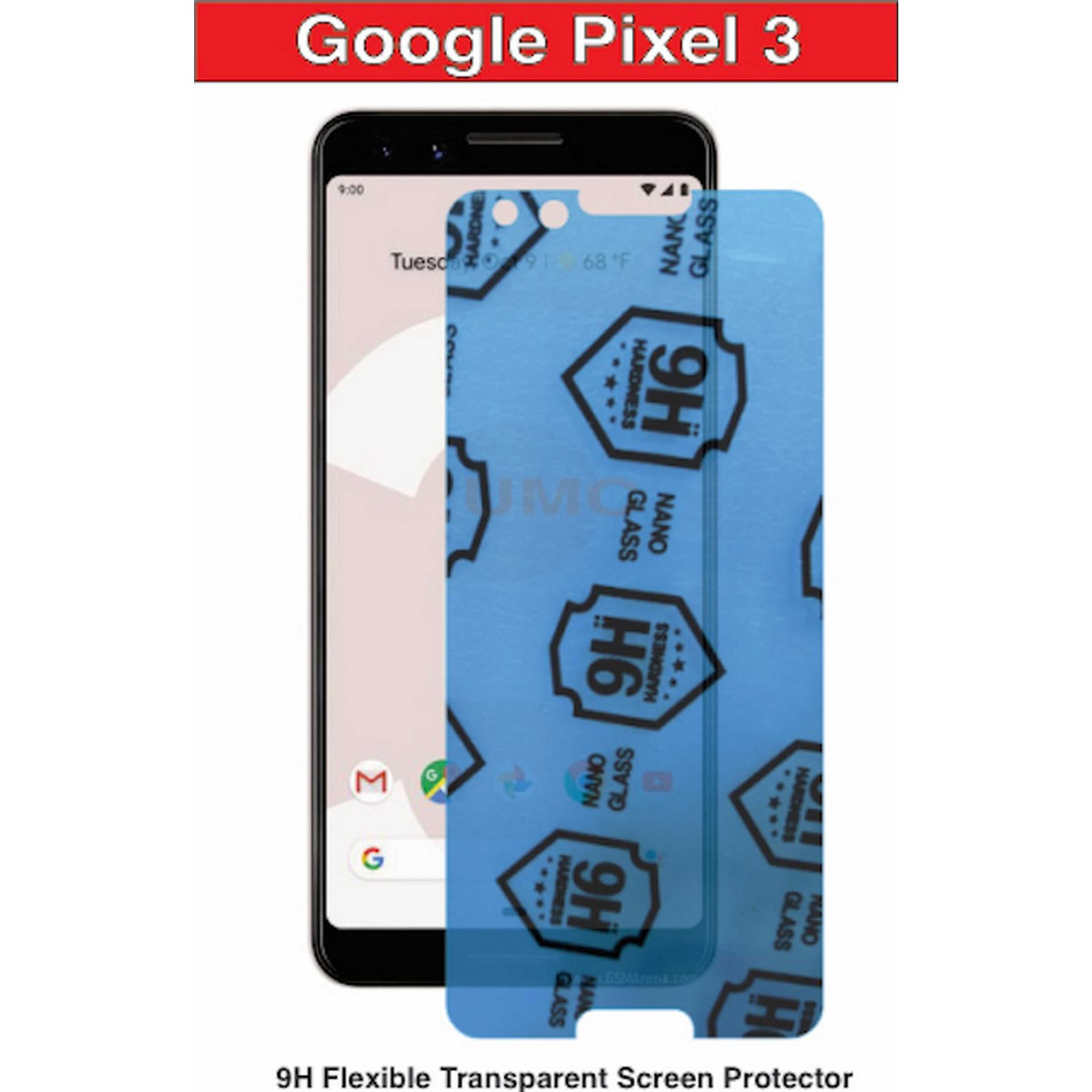 Google Pixel 3 Screen Protector Nano Flexible - Product Main Image