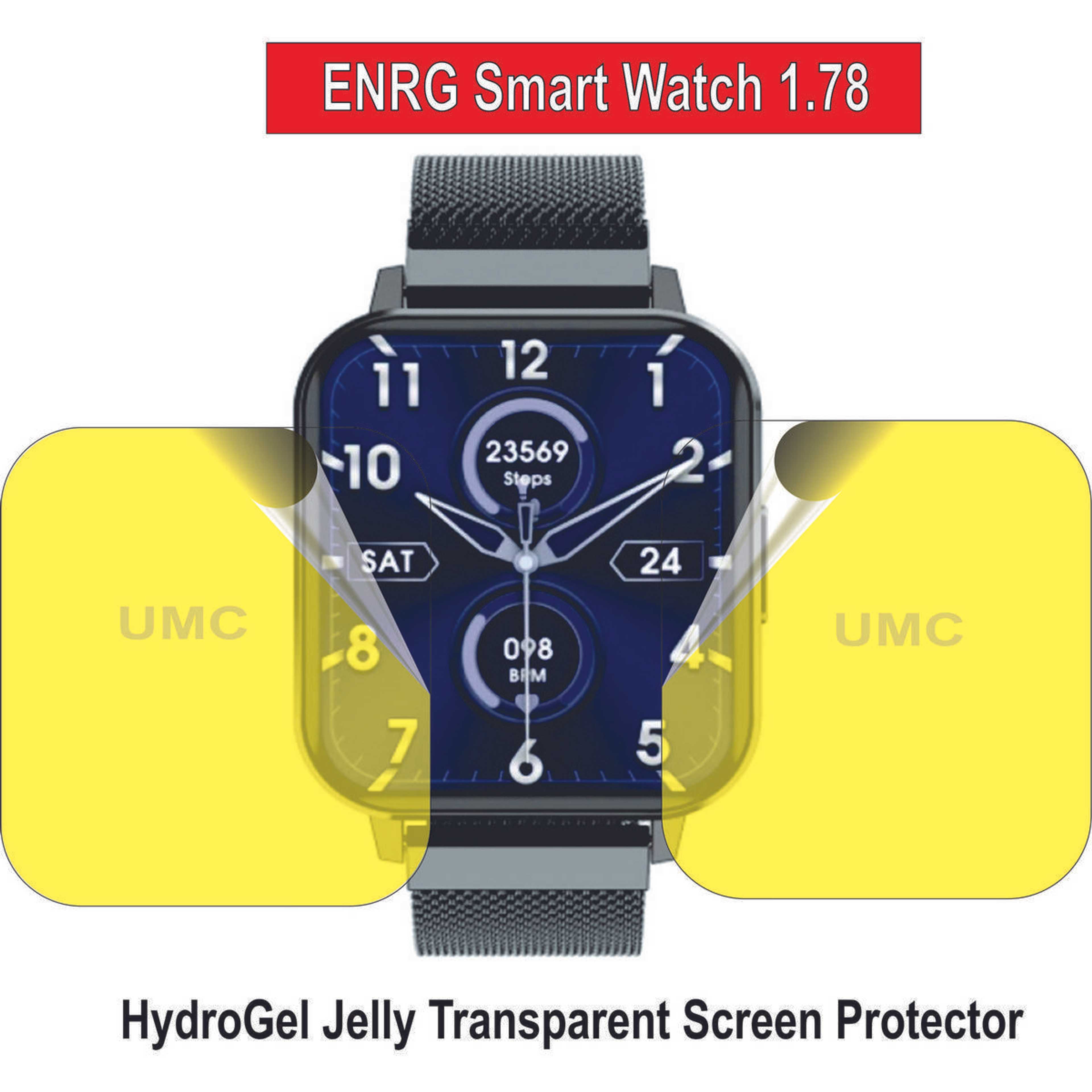 ENRG Smart Watch 1.78 Screen Protector Jelly Pack Of 2 - Product Main Image