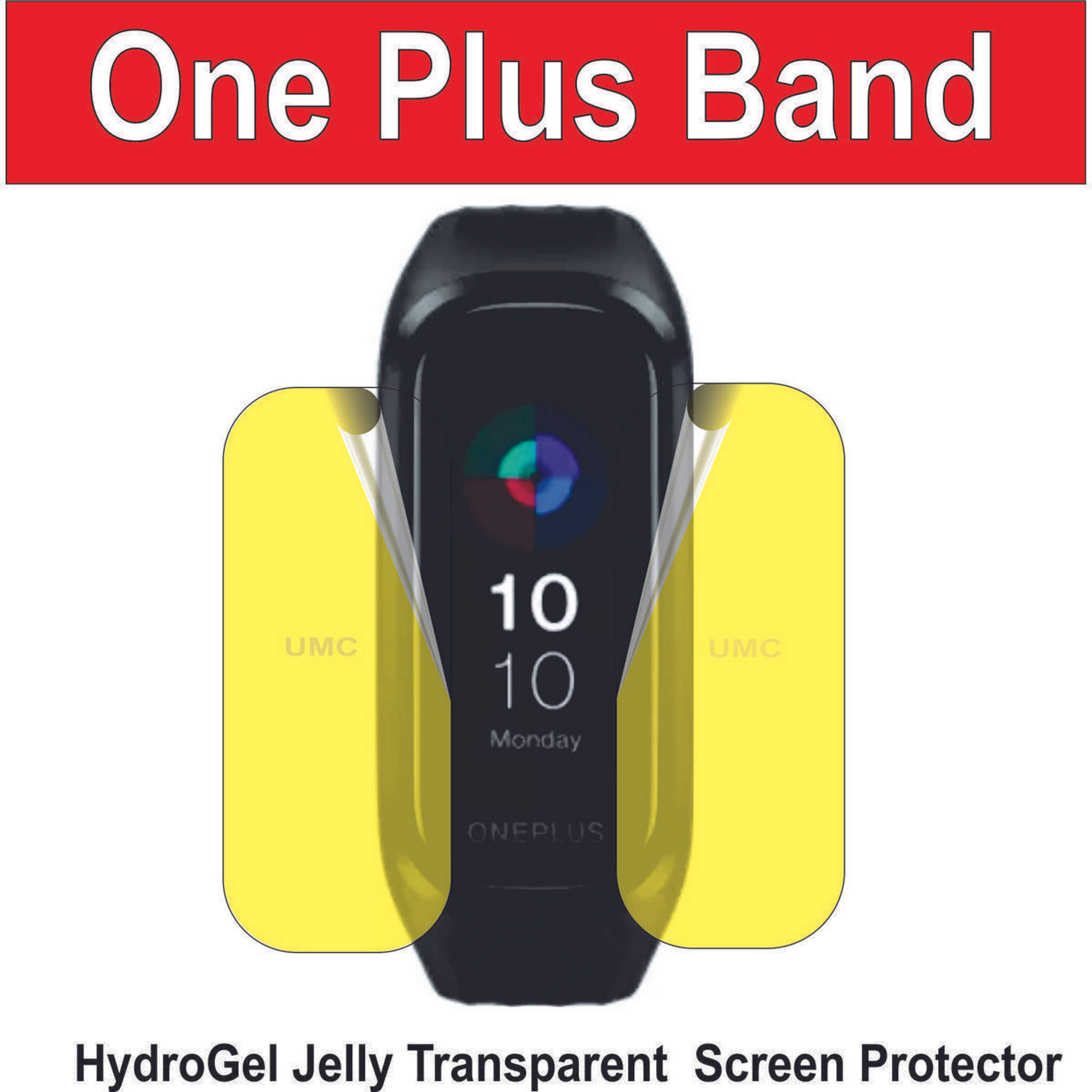 One Plus Band Screen Protector Jelly Pack Of 2 - Product Main Image