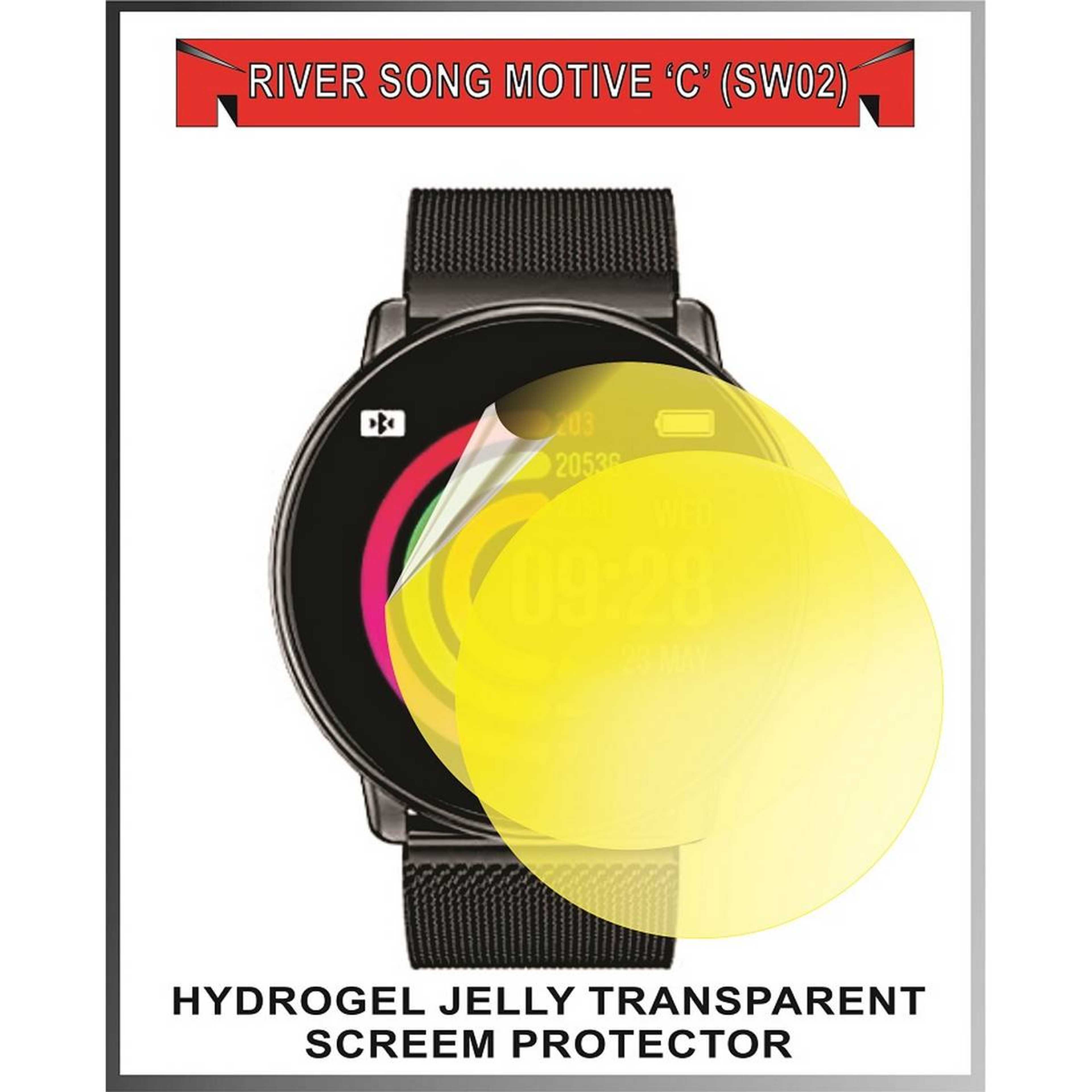 River Song Motive C Sw02 Screen Protector Hydrogel Jelly Transparent Pack Of 3 - Product Main Image