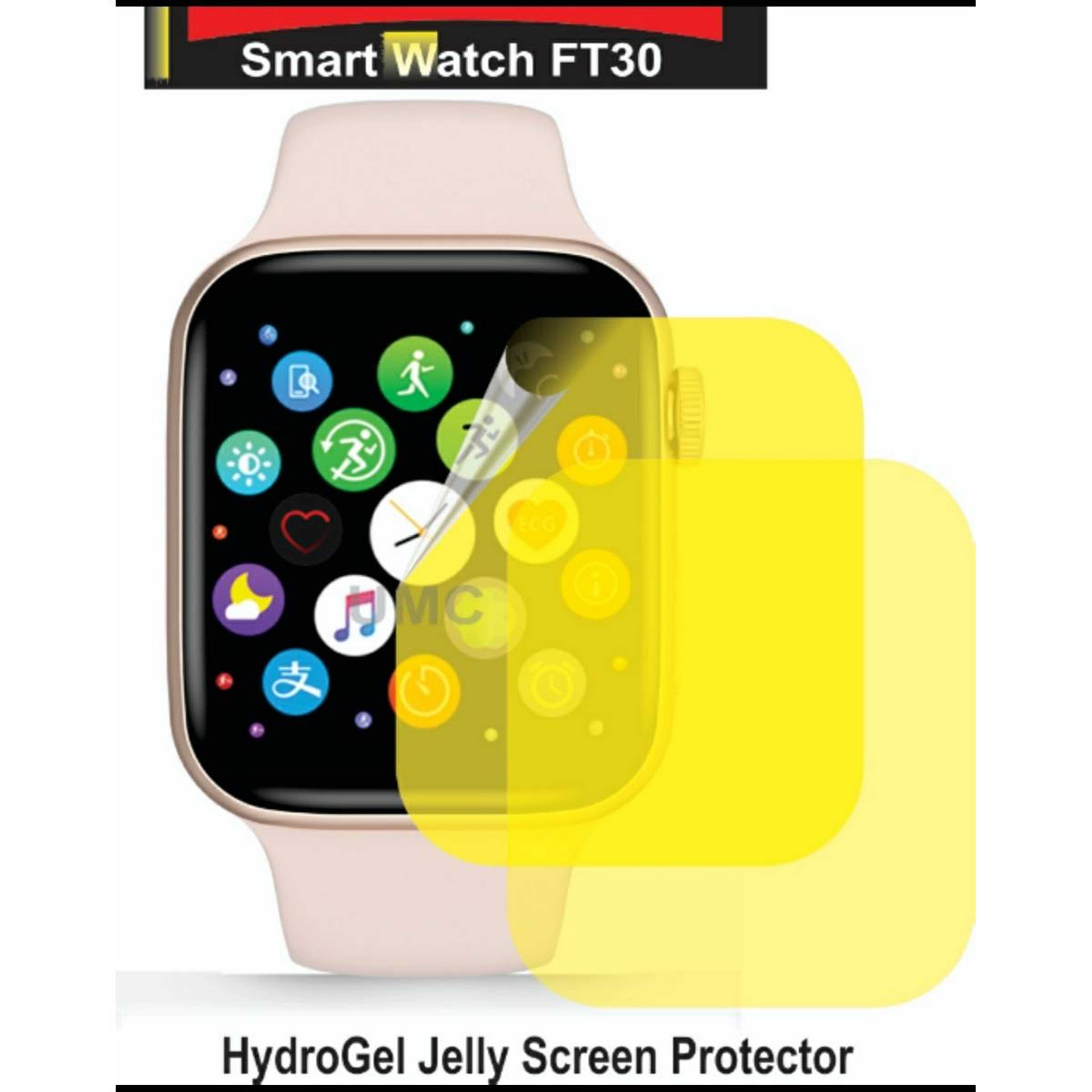 Smart Watch FT 30 Screen Protector Hydrogel Jelly Pack Of 3 - Product Main Image