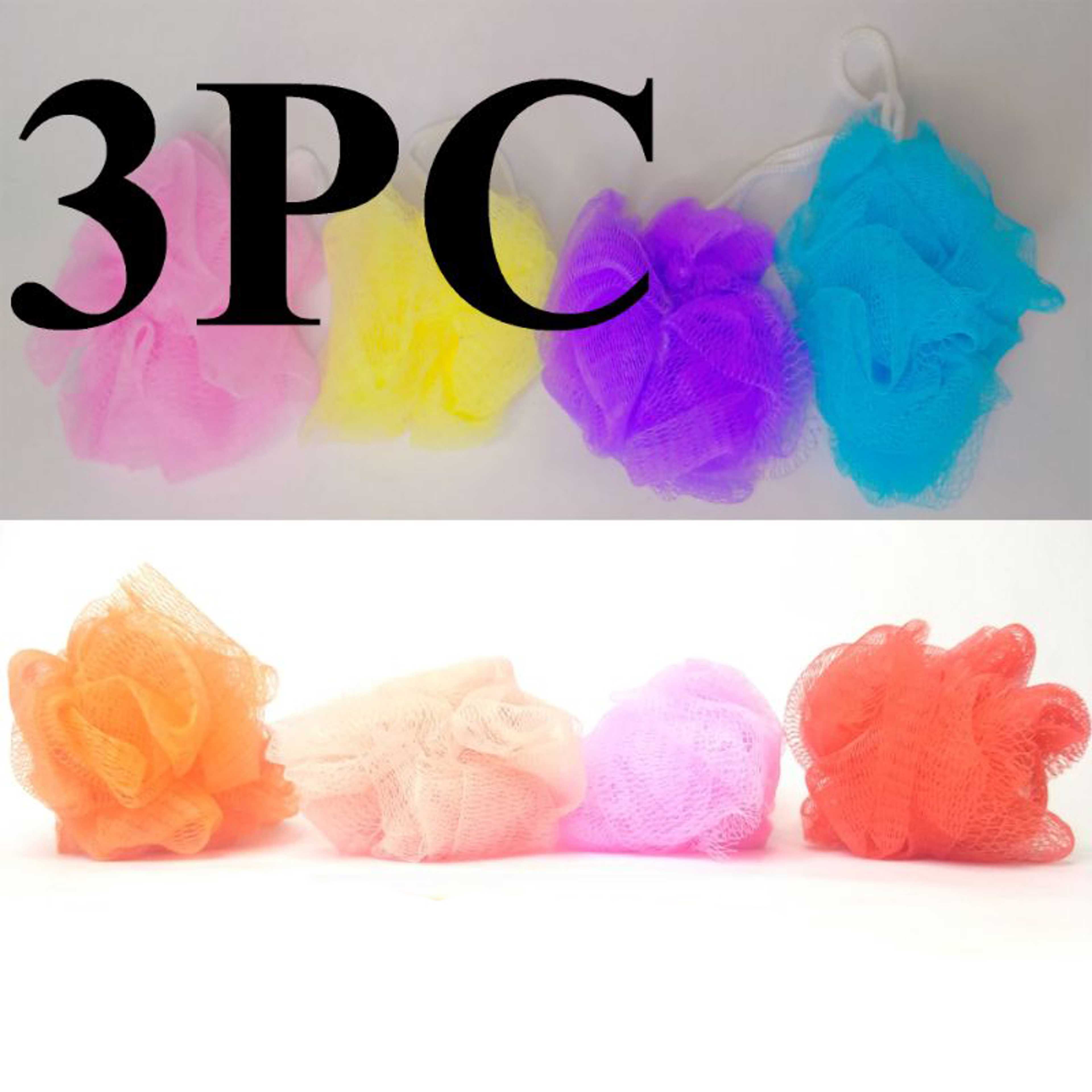 Versatile Mart Prime Quality Body Mop Flower Ball Sponge Mesh Bath Ball Loofah cleaning sponge