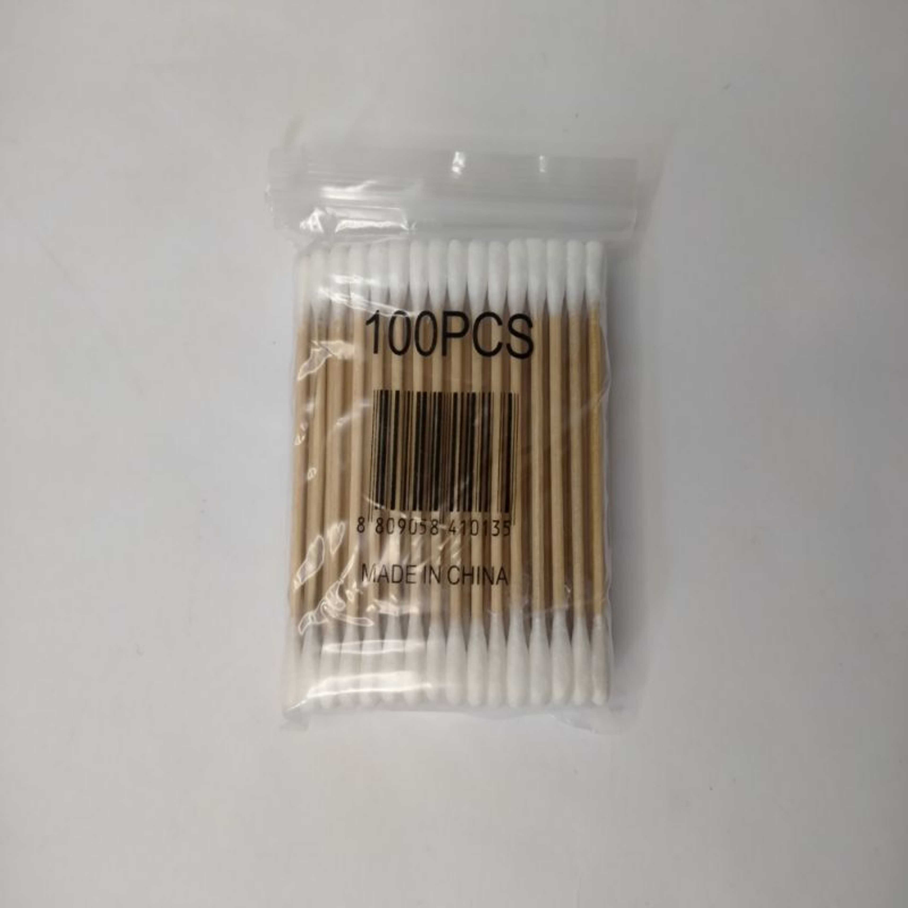 Versatile Mart premier quality pack of 100 pure cotton buds Q tips bamboo cotton buds wooden cotton buds