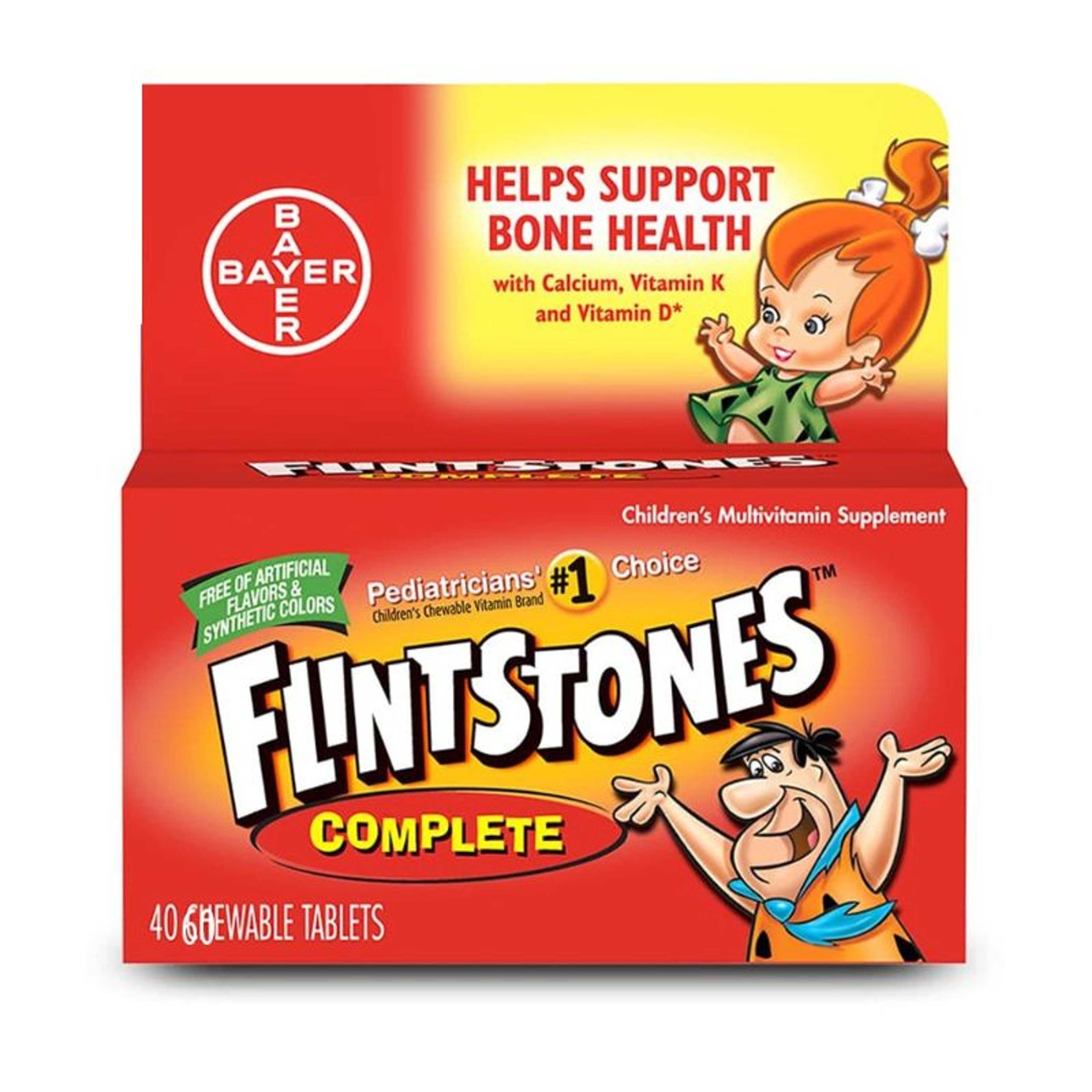 FLINTSTONES Complete, 60 chewable tablets Expiry 09/22