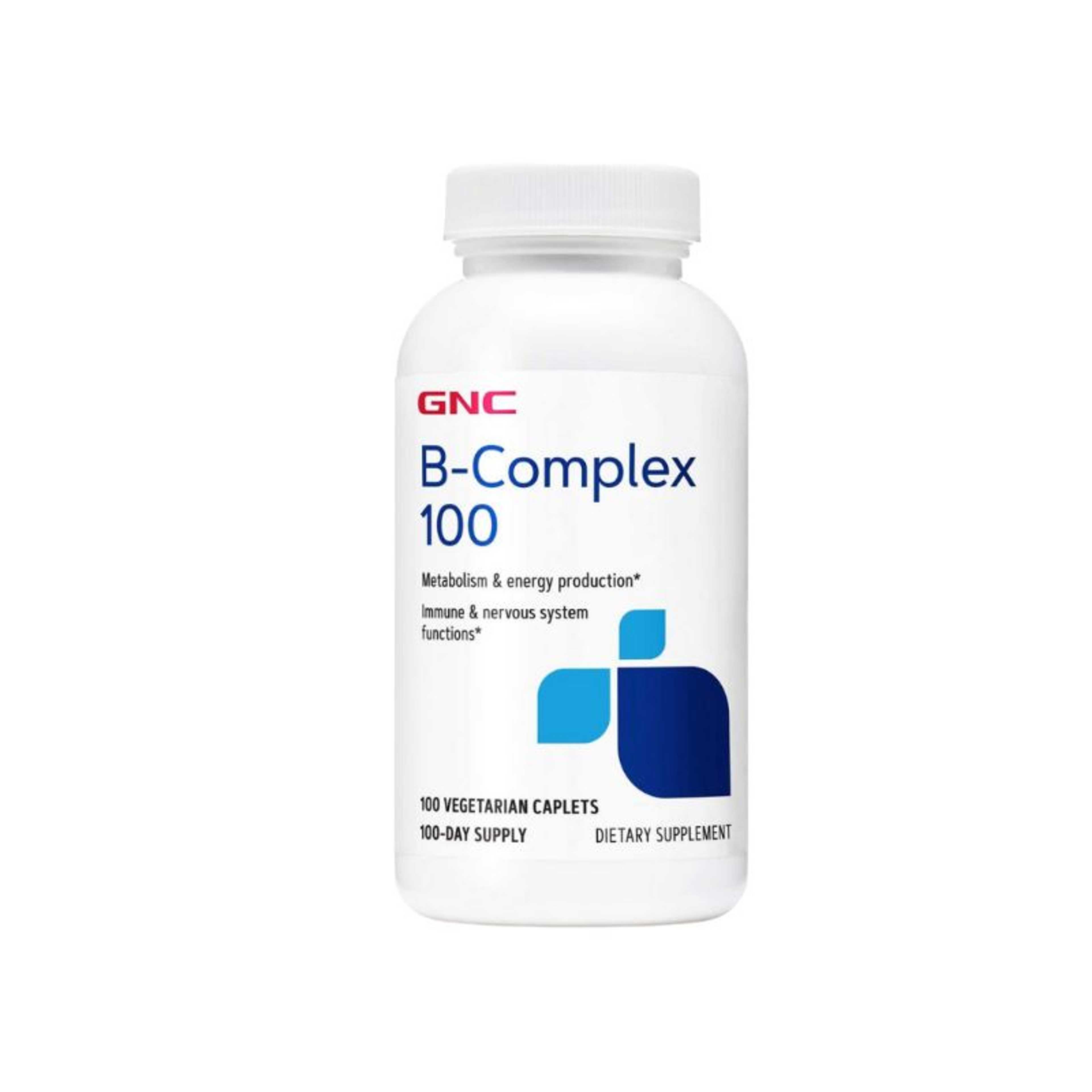 GNC B Complex 100 mg 100 Caplets