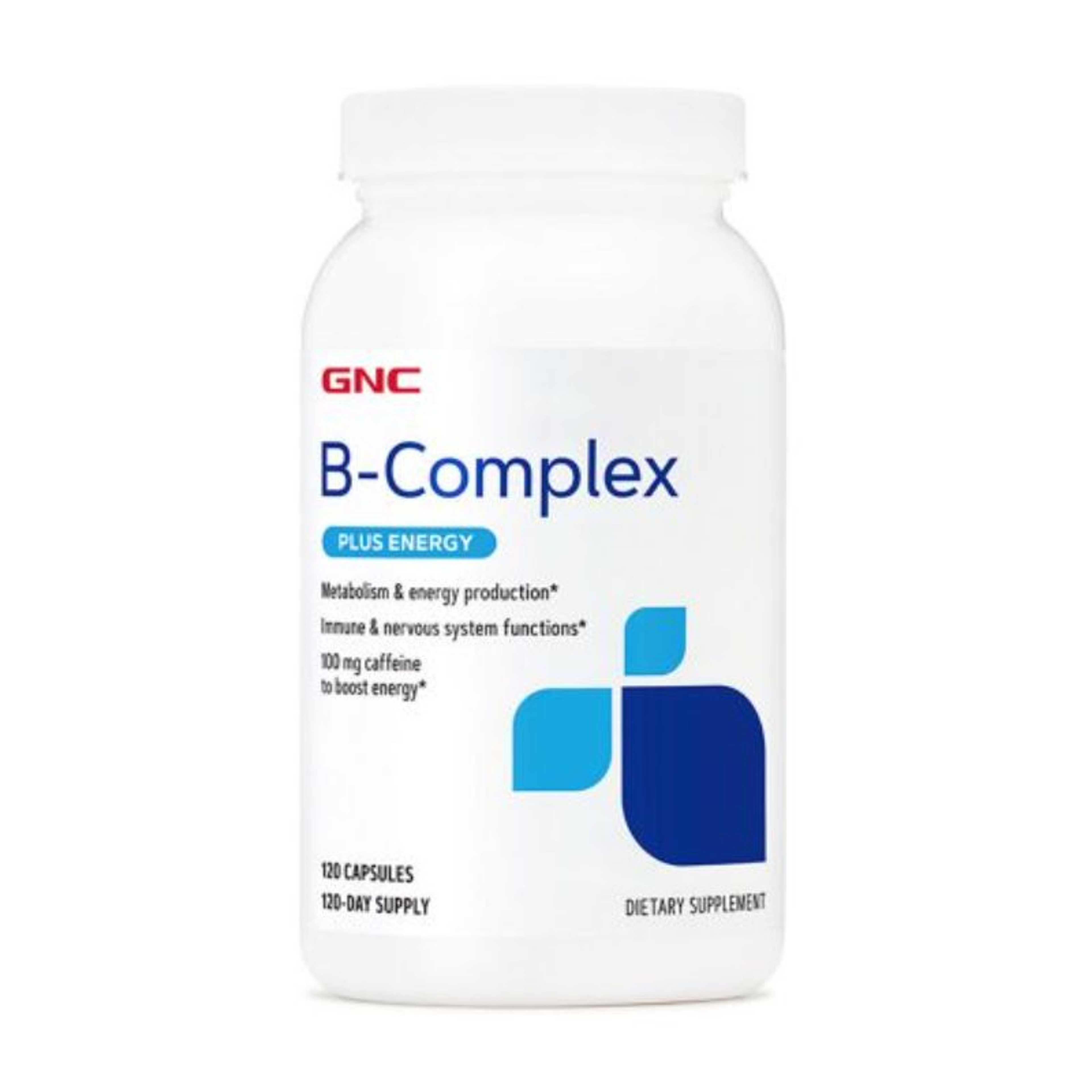 GNC B-Complex Plus Energy 120 Capsules