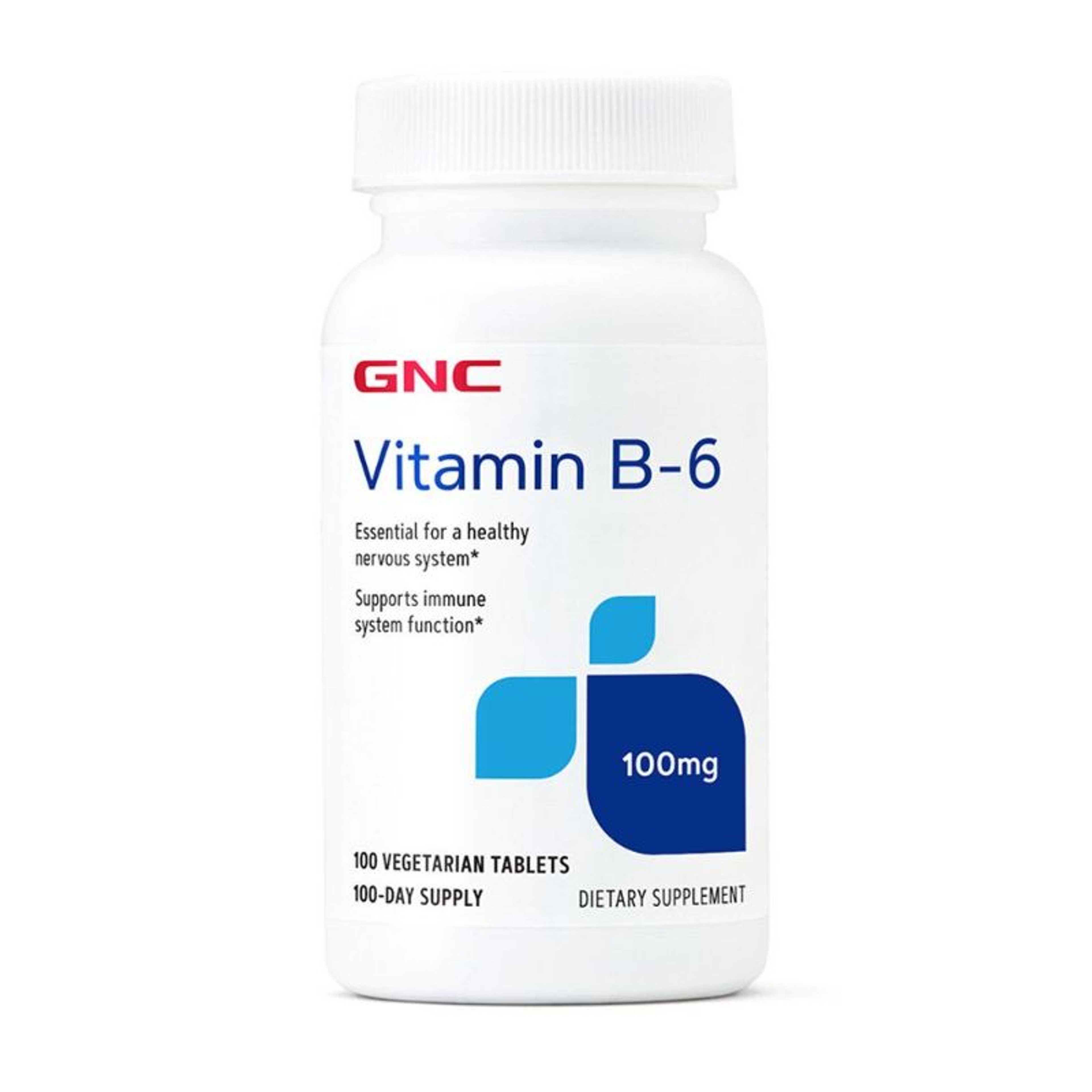 GNC Vitamin B-6 100mg 100 Tablets