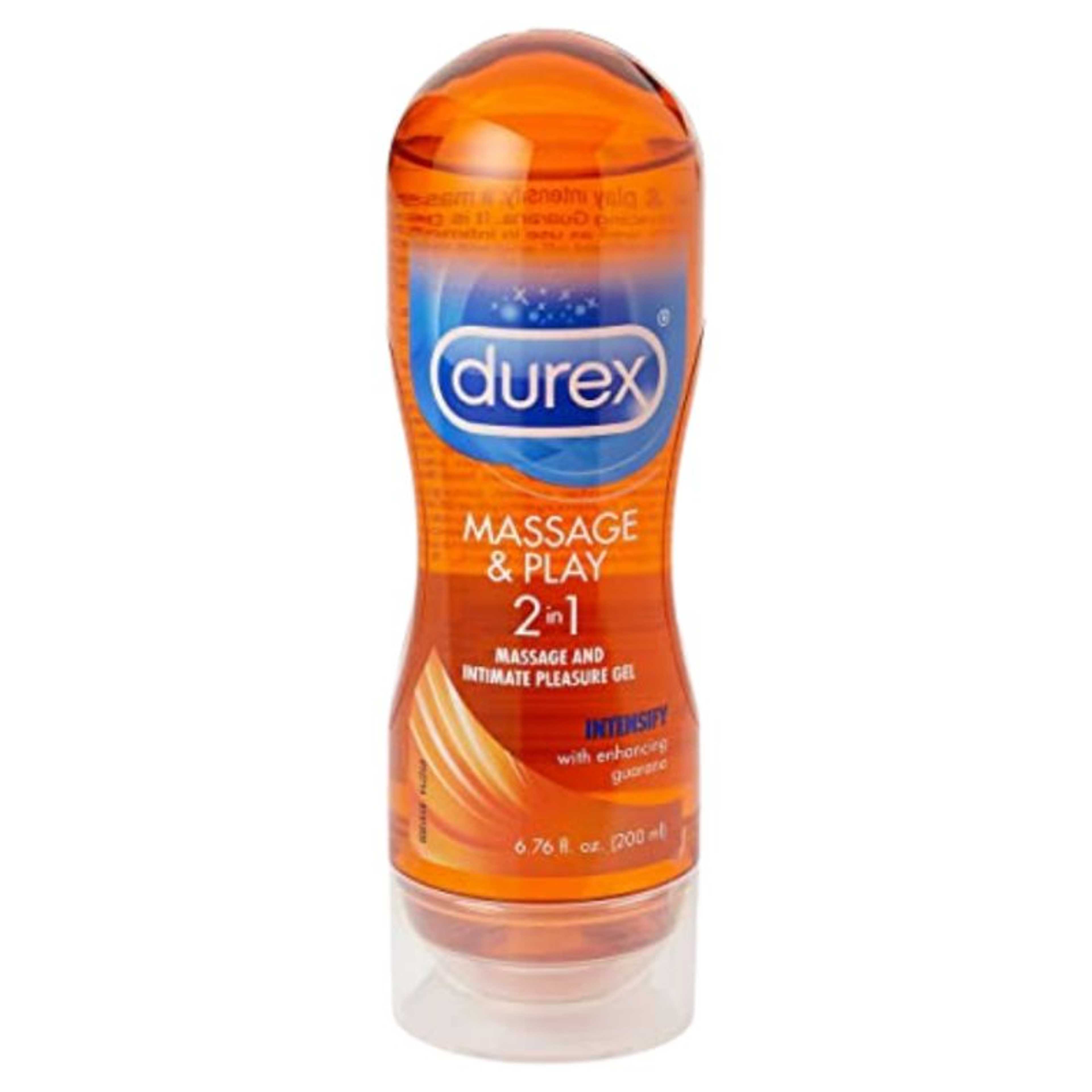 Durex Massage & Play 2 In 1 Massage And Intimate Gel 6.76 Fl Oz