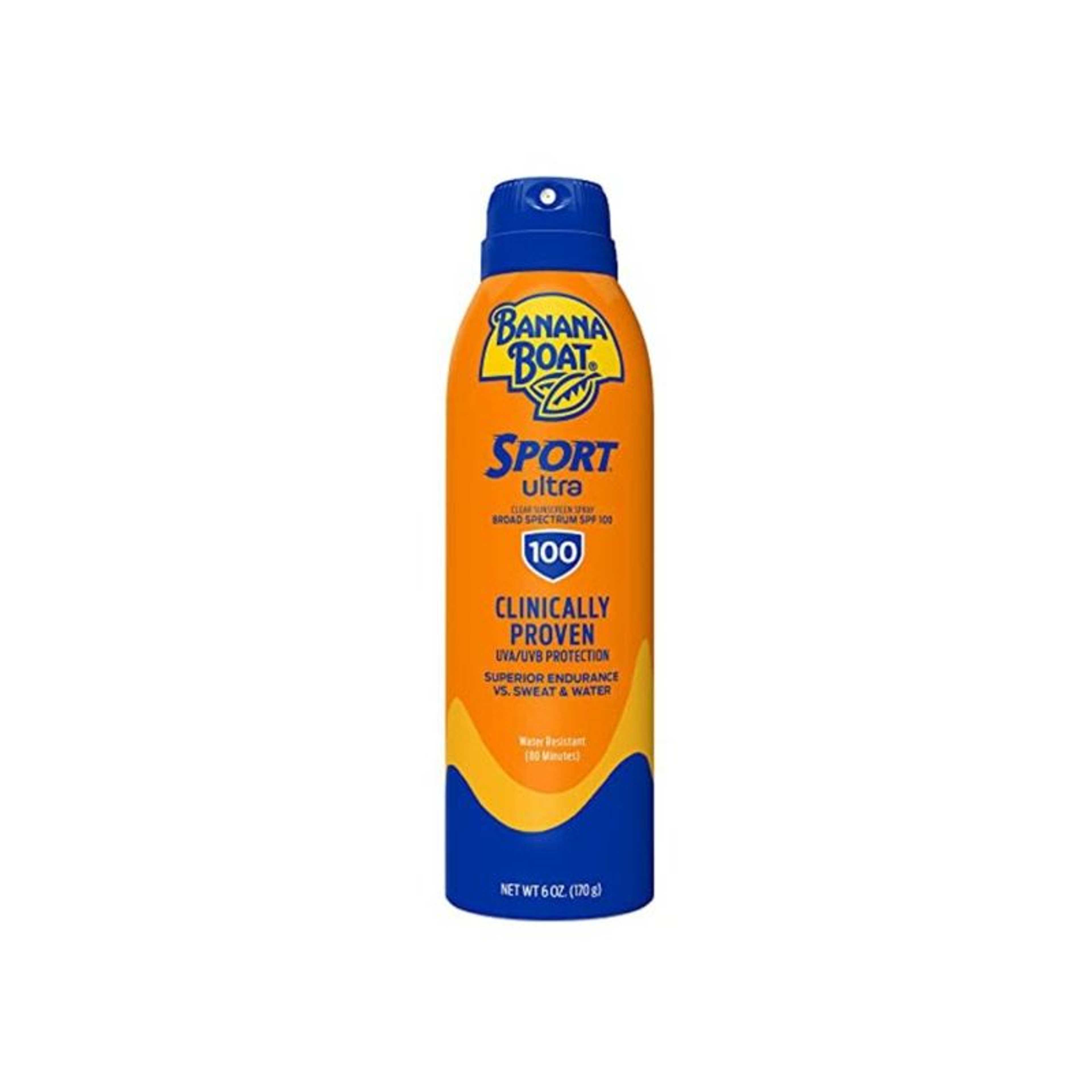 Banana Boat (Sport Ultra) Clear Sunscreen Spray with SPF 100, 6 oz