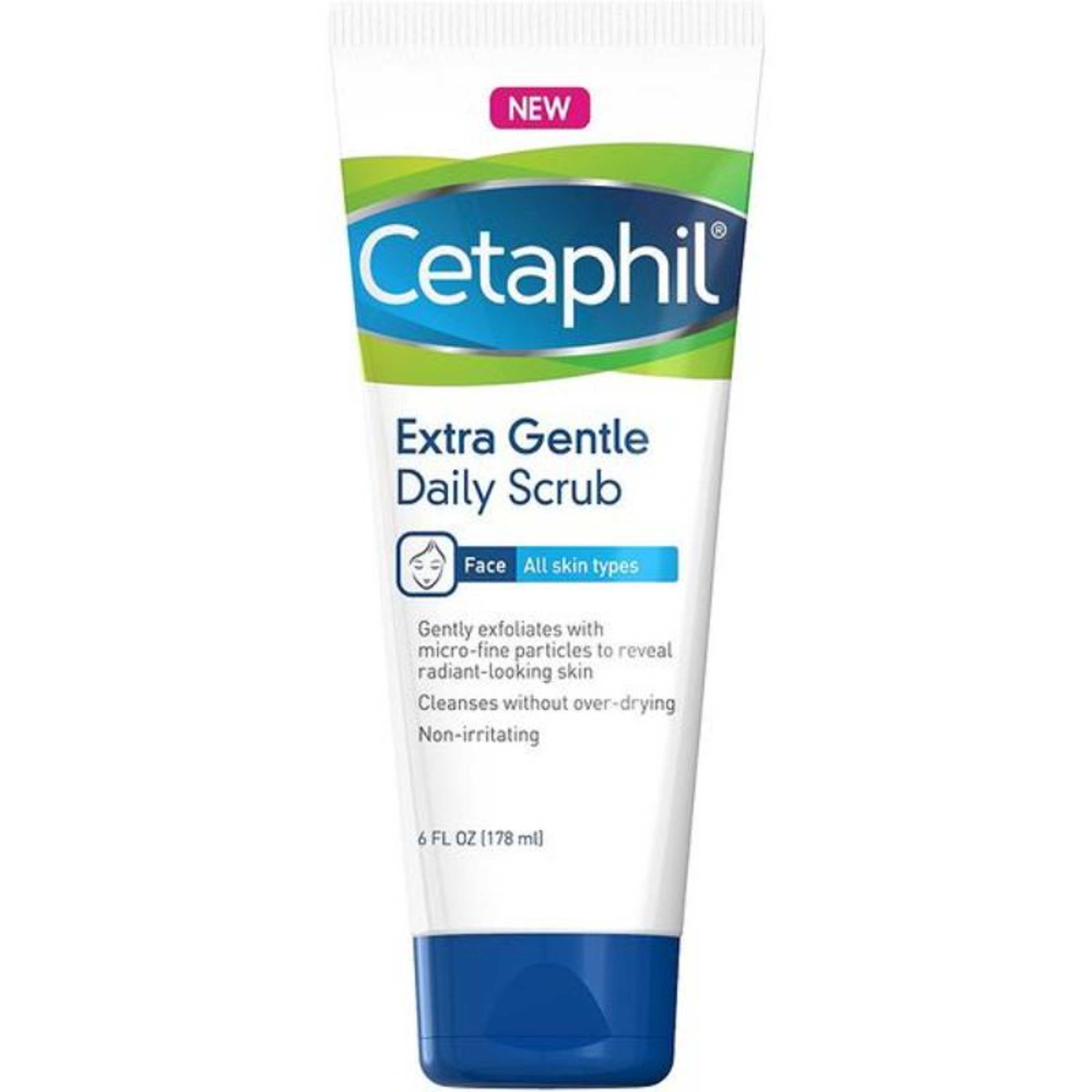 Cetaphil Extra Gentle Daily Scrub (For All Skin Types), 6 fl oz