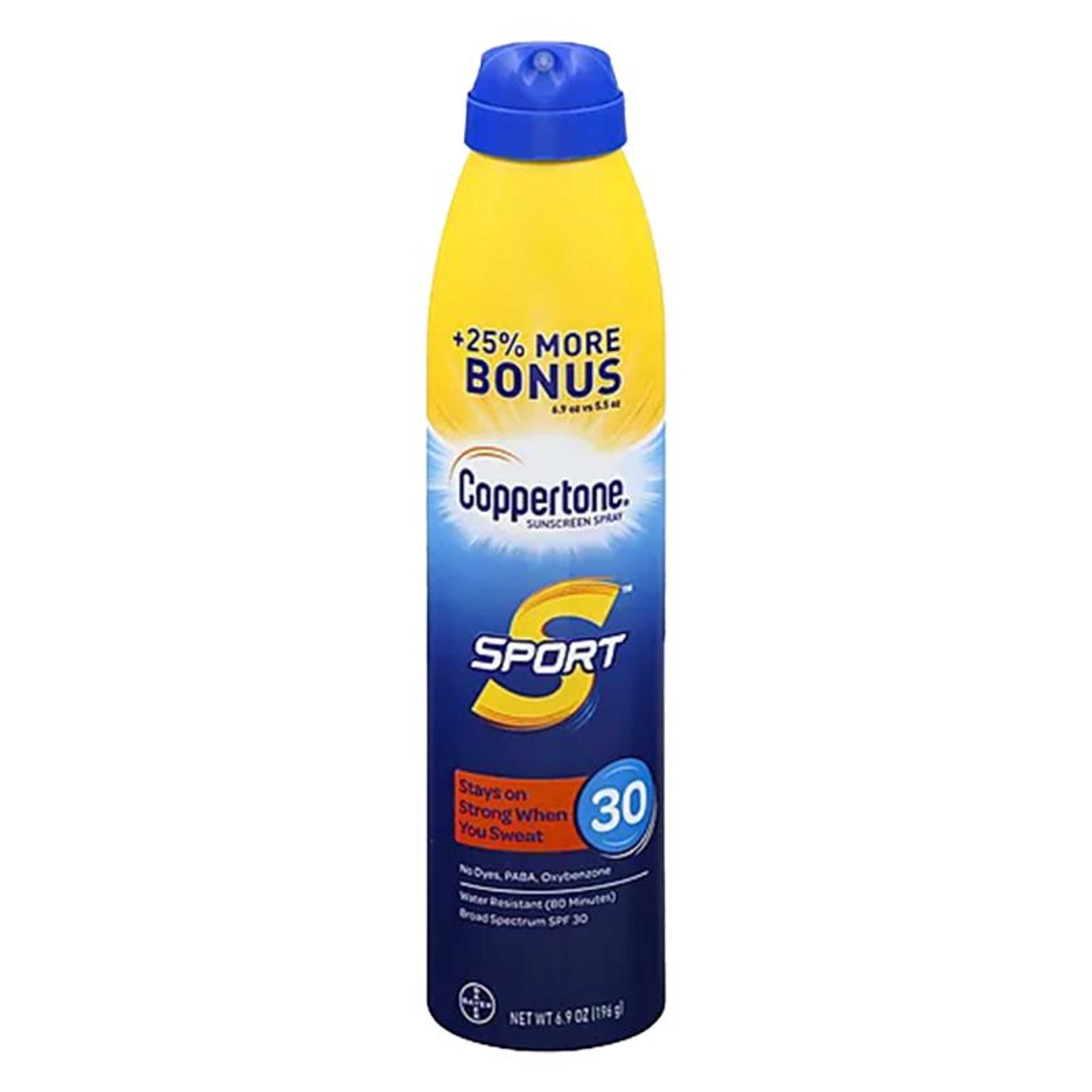 Coppertone Sunscreen Spray Sport 6.9 Oz