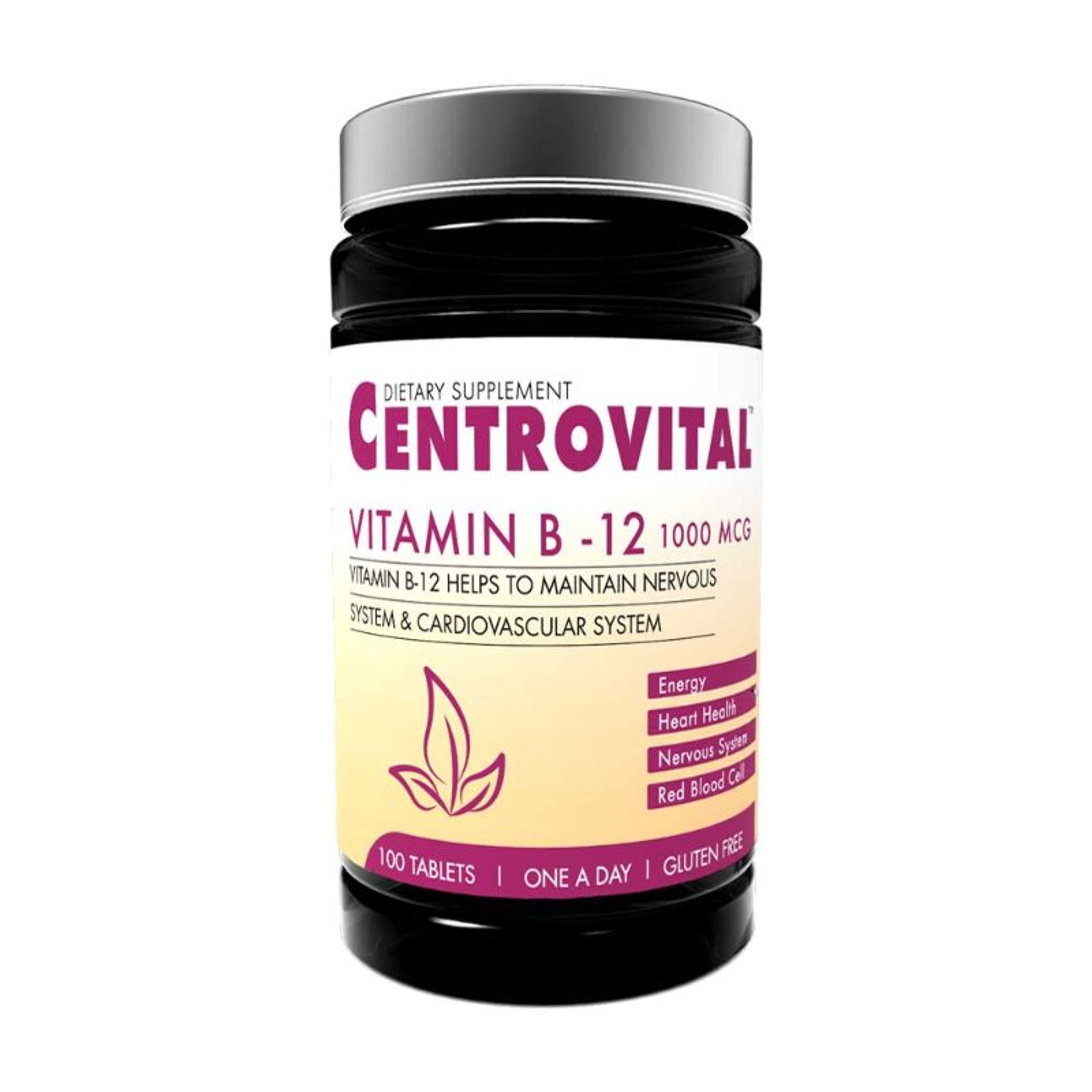 Centrovital Vitamin B12 1000mcg 100 Tablets