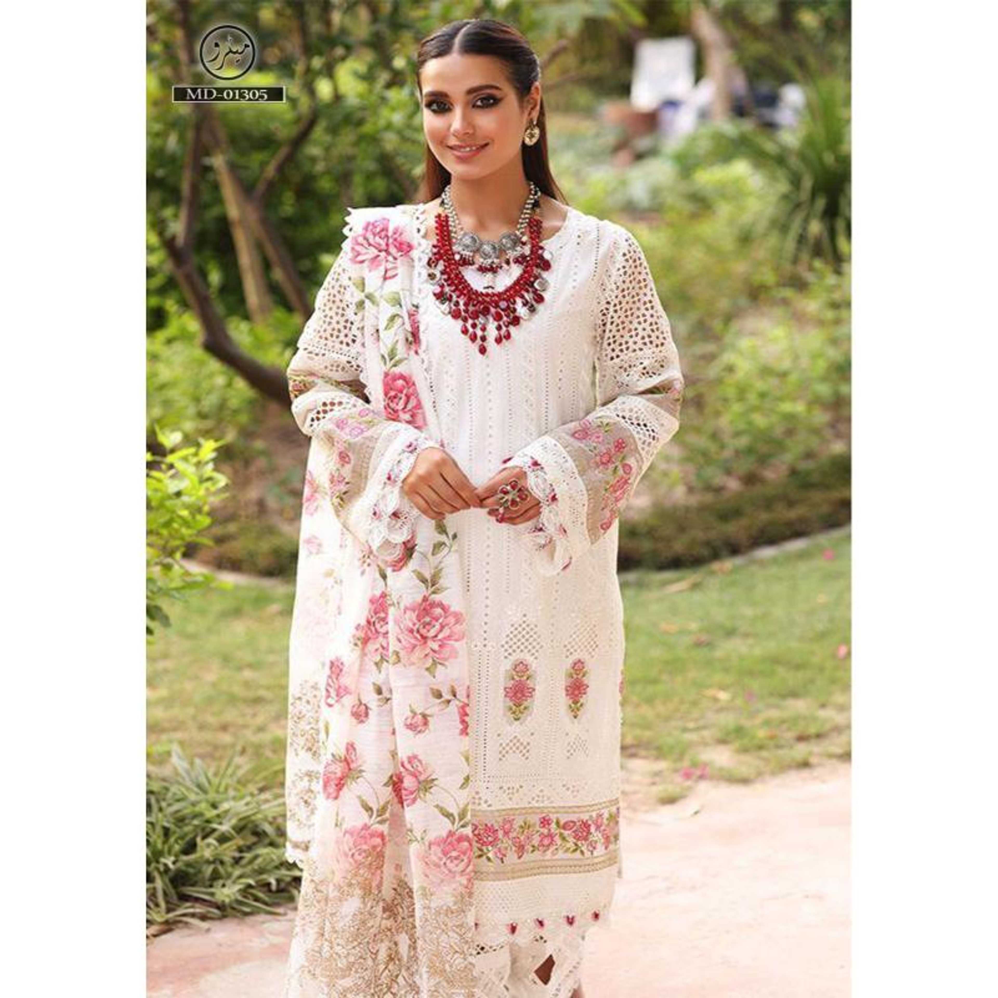 Aiman Heavy embroidered party Wear Dress