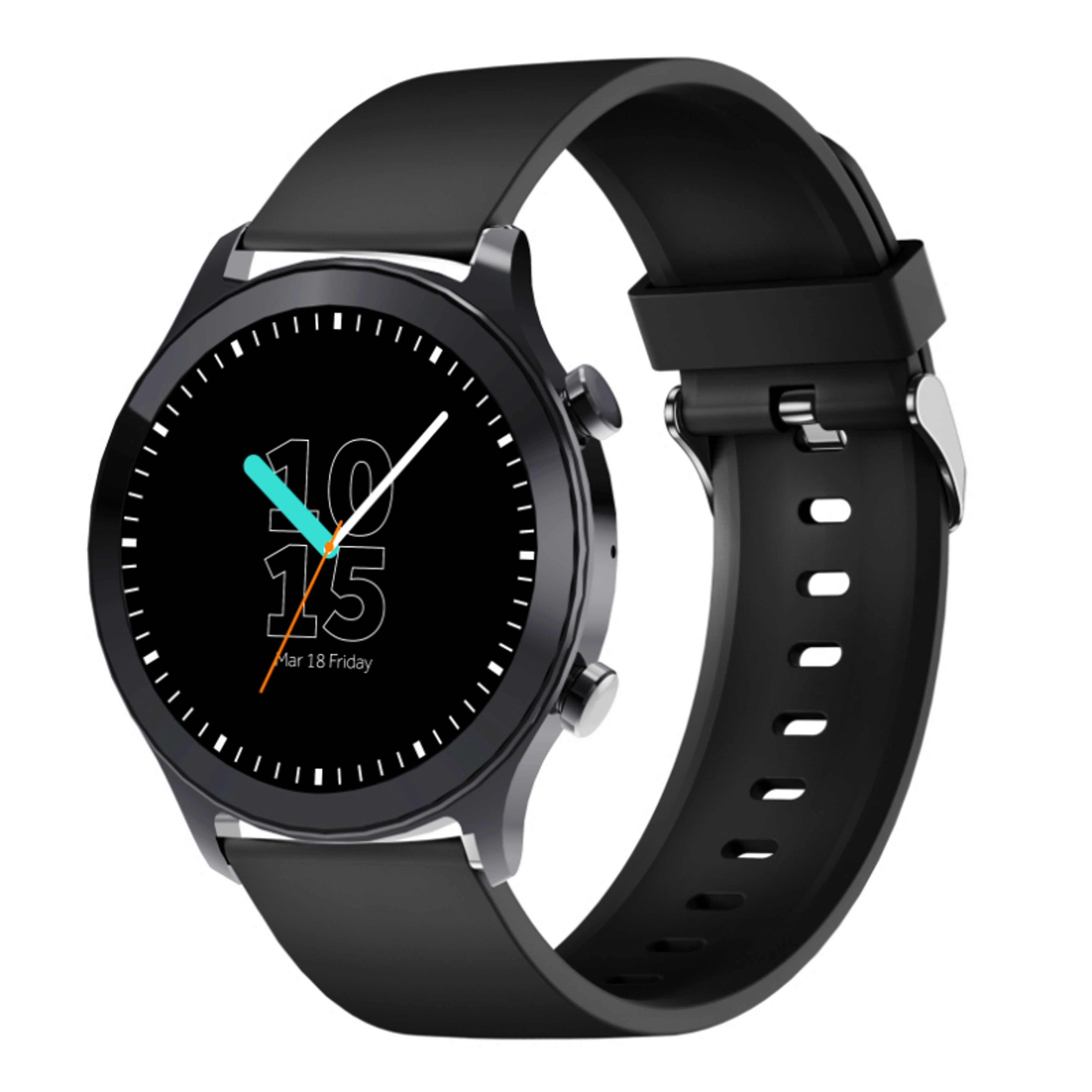 NERV Smart Watch Pro SE, 1.43" Amoled Display Smartwatch, Bluetooth Calling Smart Watch, IP68 Waterproof, 100+ Watch Faces and Fitness Tracking, Always On Display , Heart Rate Monitoring, Sleek Design Smartwatch