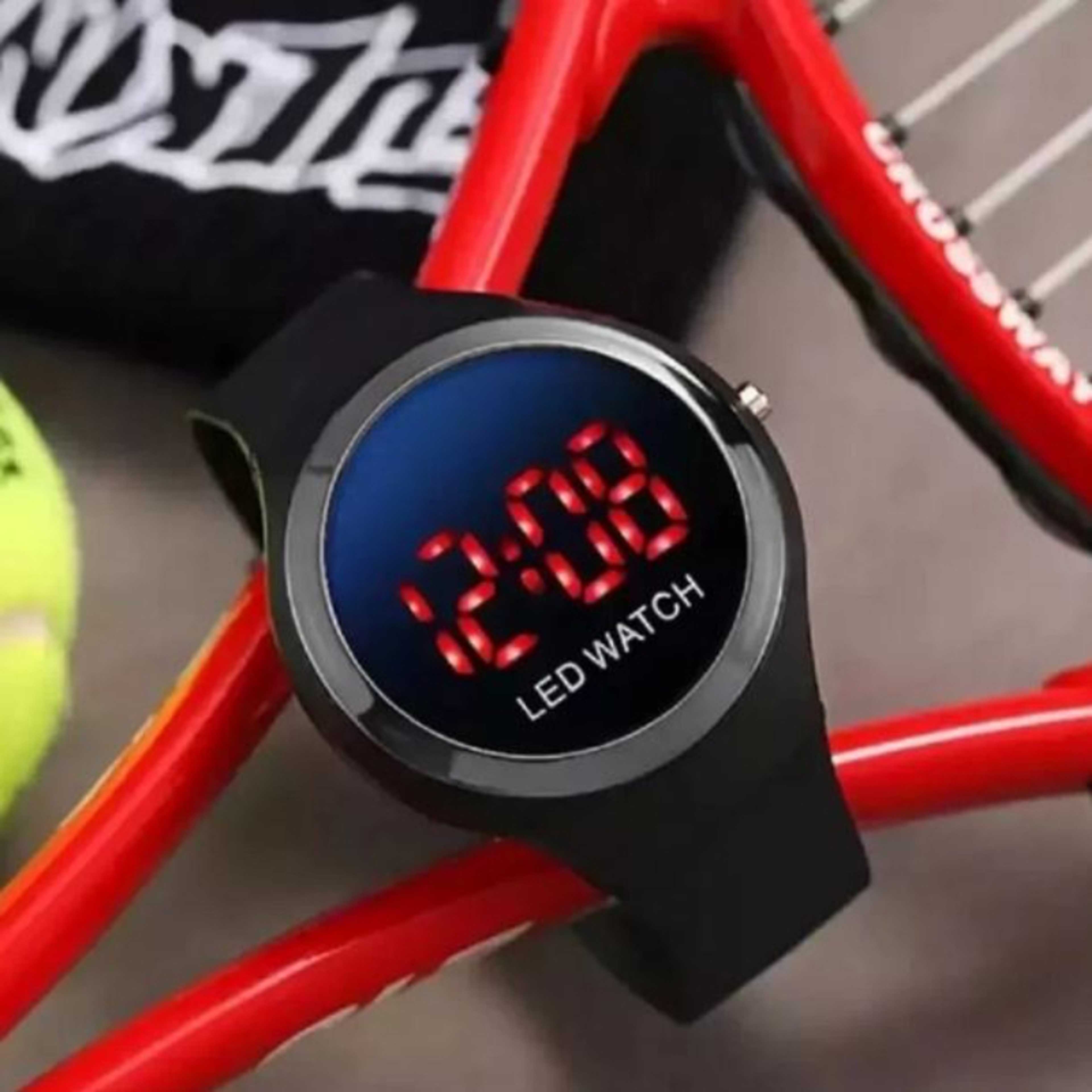 New Model Round Touch Led Digital Watch For Sport Wear For Boy's/Girl's