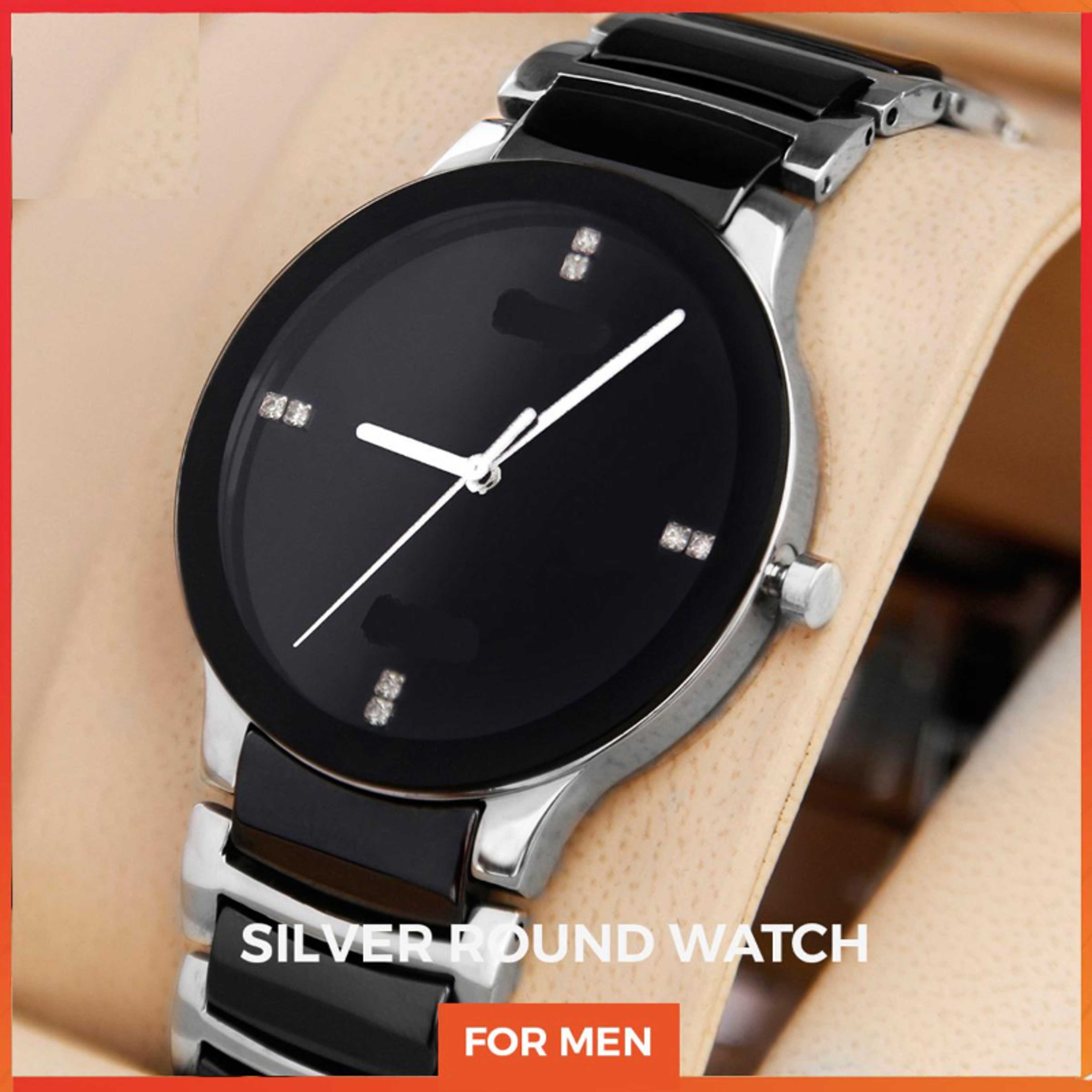 Stylish Watch For Man Luxury Classy Men's Stainless Steel Wrist Watch