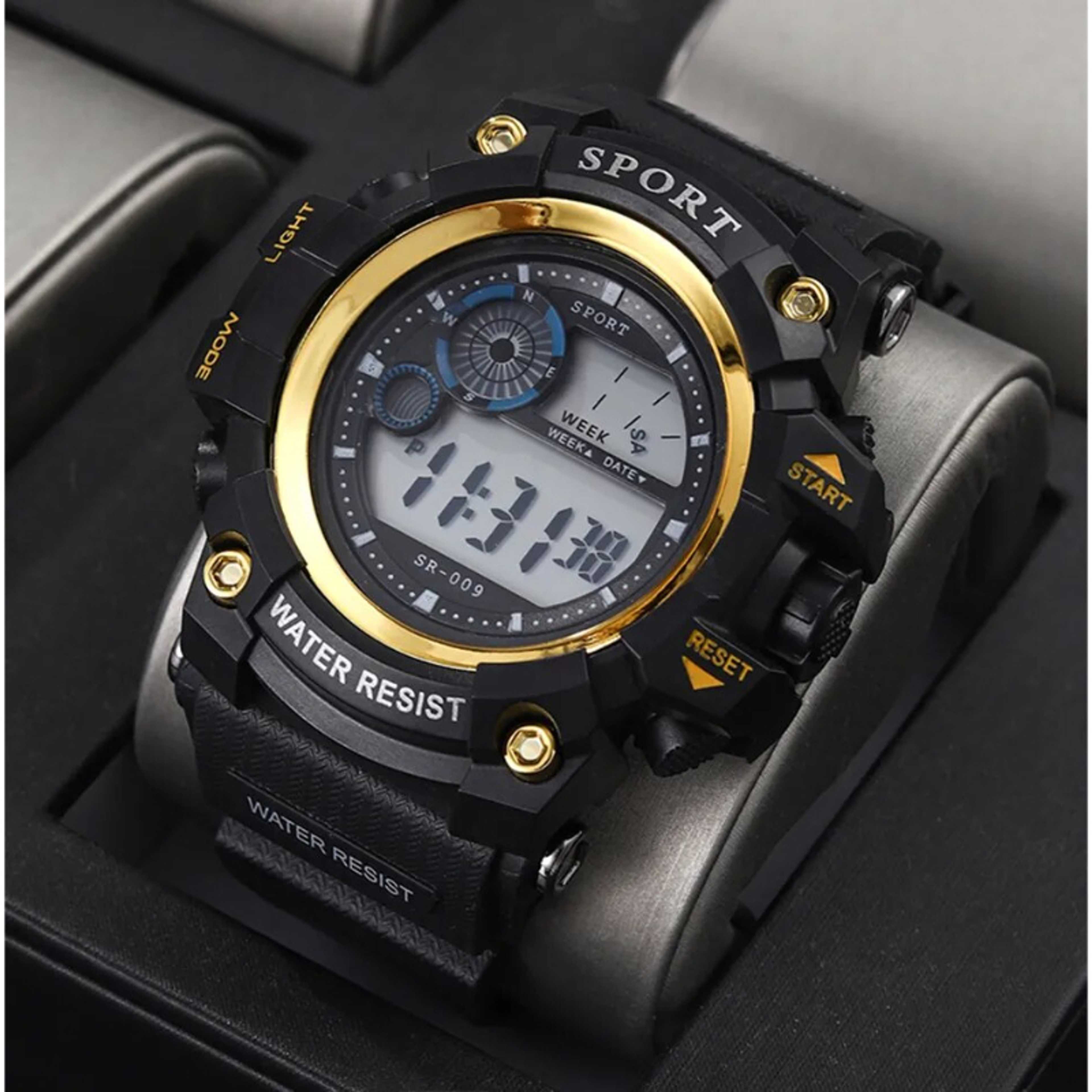 New Fashion Mens Watches Digital Electronic Sport Watches Mens Necklace Wristwatch Date Luxury Men Business Casual Watch