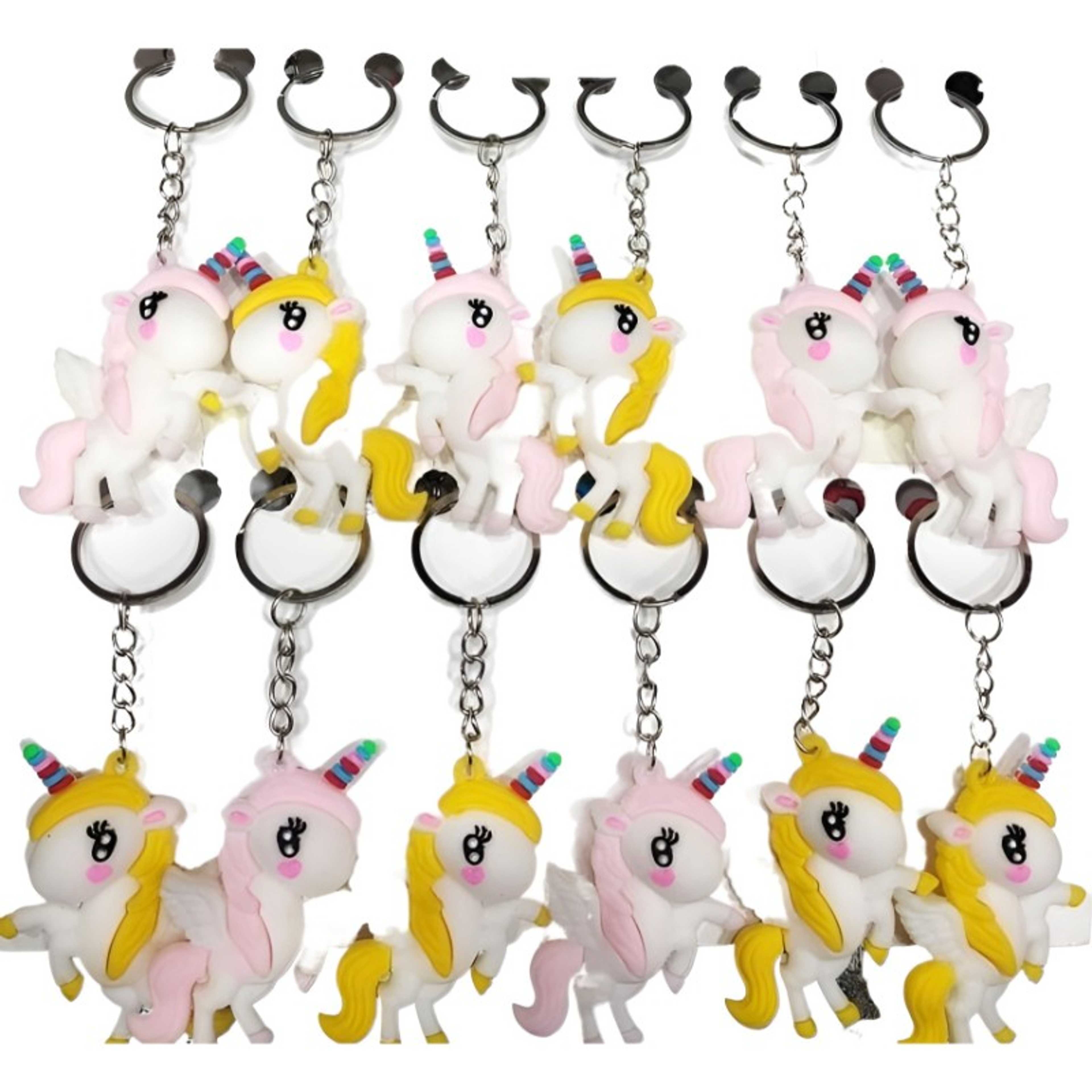 Beautiful Unicorn Keychain for Girls 1piece in Random Colour Chain for Girls-Stylish Bag Hanging Keychain