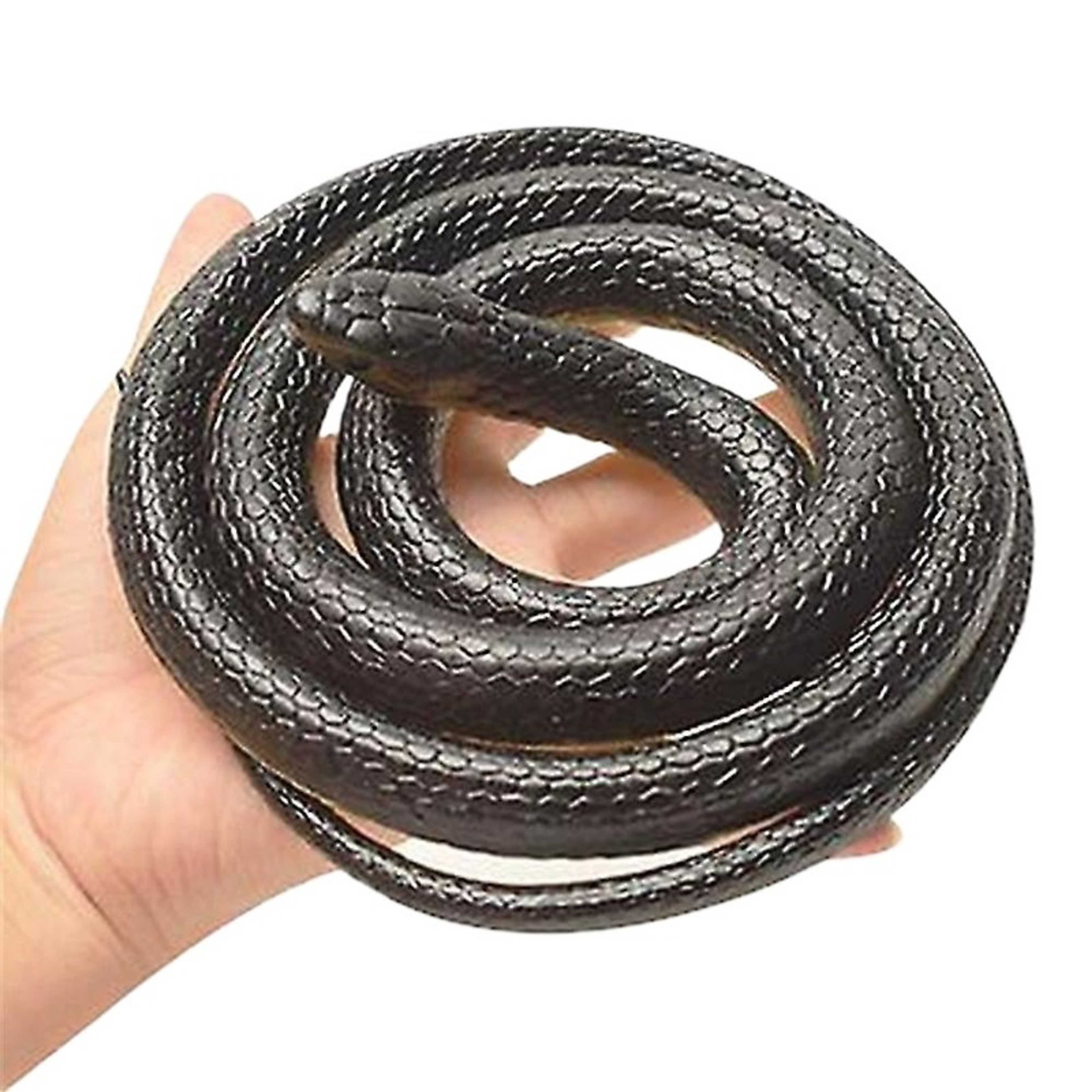 Artificial Rubber Snake (Size 20 To 25 Inches) Length Realistic Snake Lifelike Real Scary Rubber oy Prank Party Joke Halloween