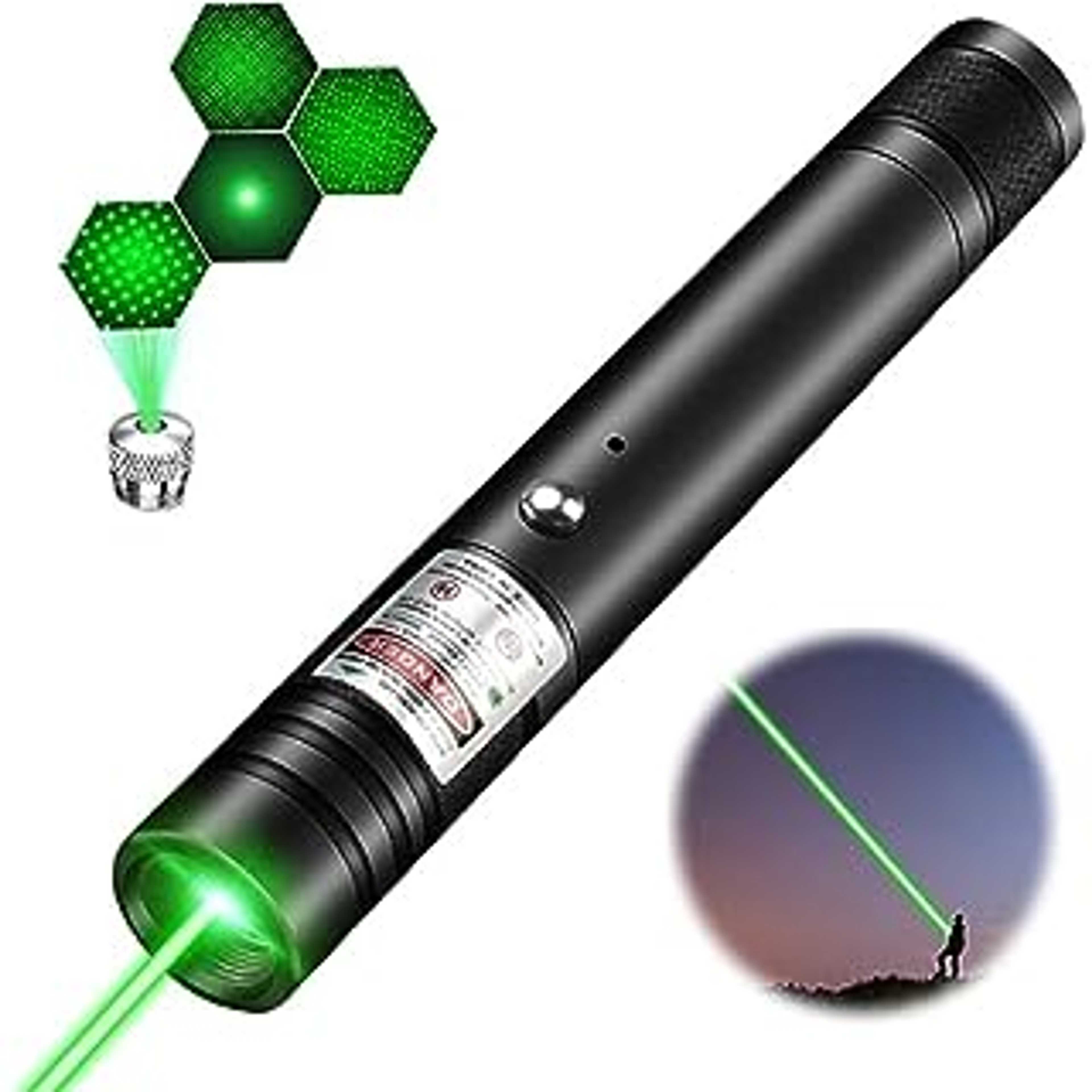 Laser Pointer Pen Green Light, Presentation Tool with and Portable Design Presentation laser points