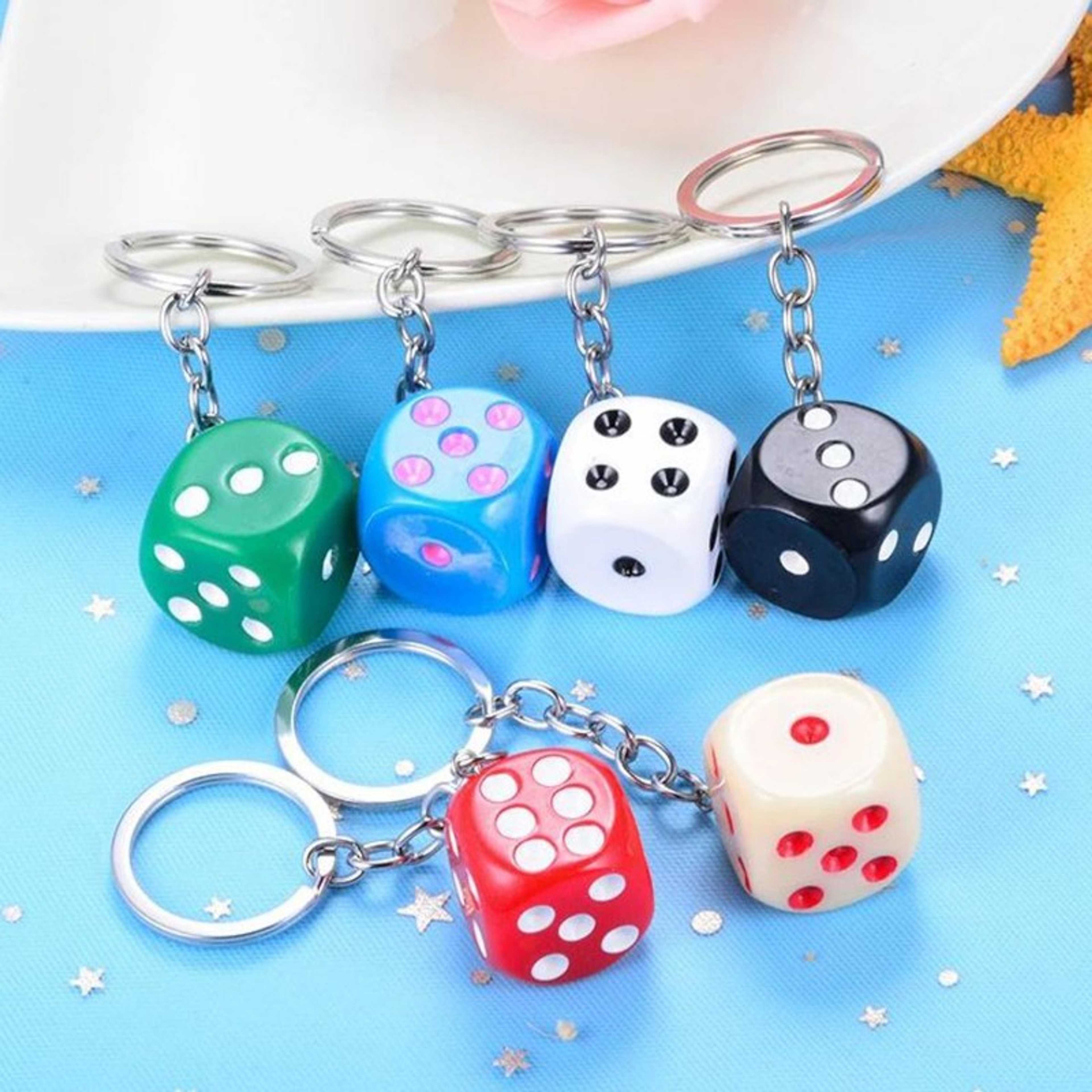 Keychain Ludo Dice 3D (Pack of 1) High Quailty